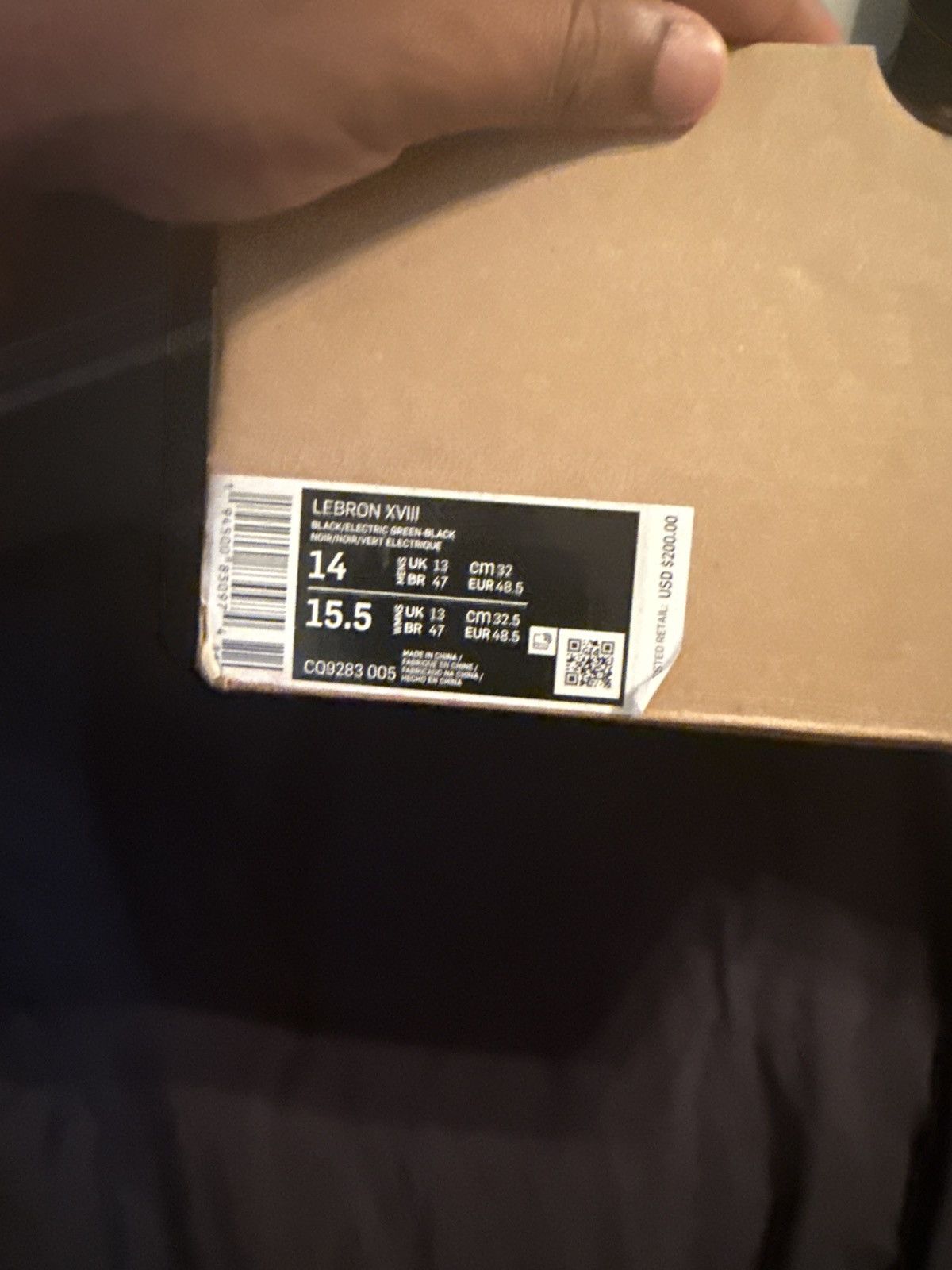 Nike Nike labron 18s Size US 14 / EU 47 - 2 Thumbnail