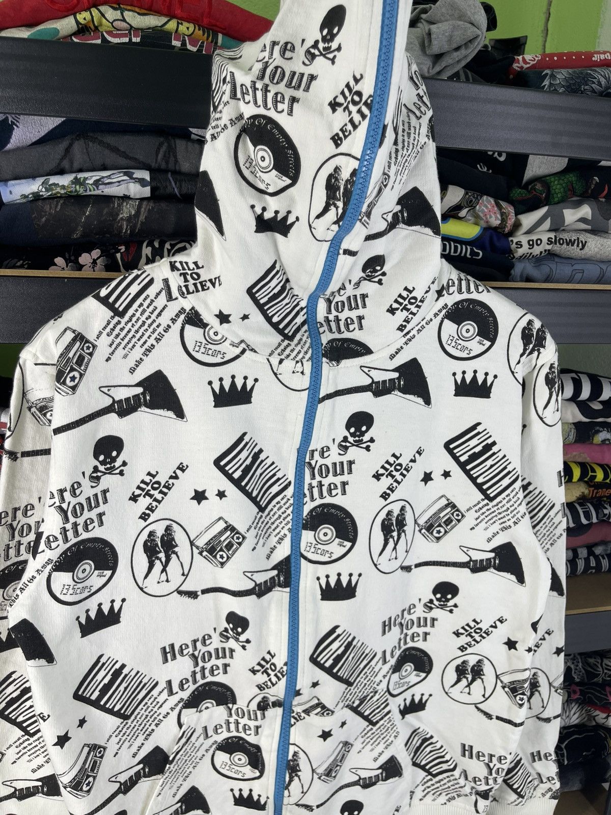 Hysteric Glamour Vintage inn O Style Skull Design Hoodie Size US L / EU 52-54 / 3 - 4 Thumbnail