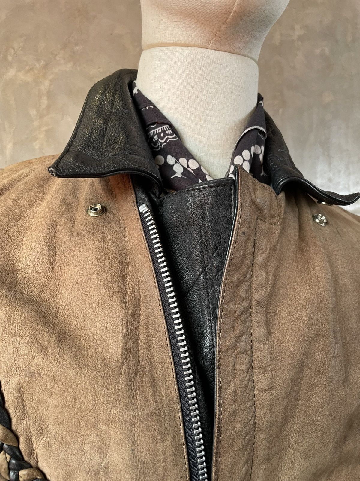Other Vintage First Genuine Leather Fringe Western Jacket Size US M / EU 48-50 / 2 - 4 Thumbnail