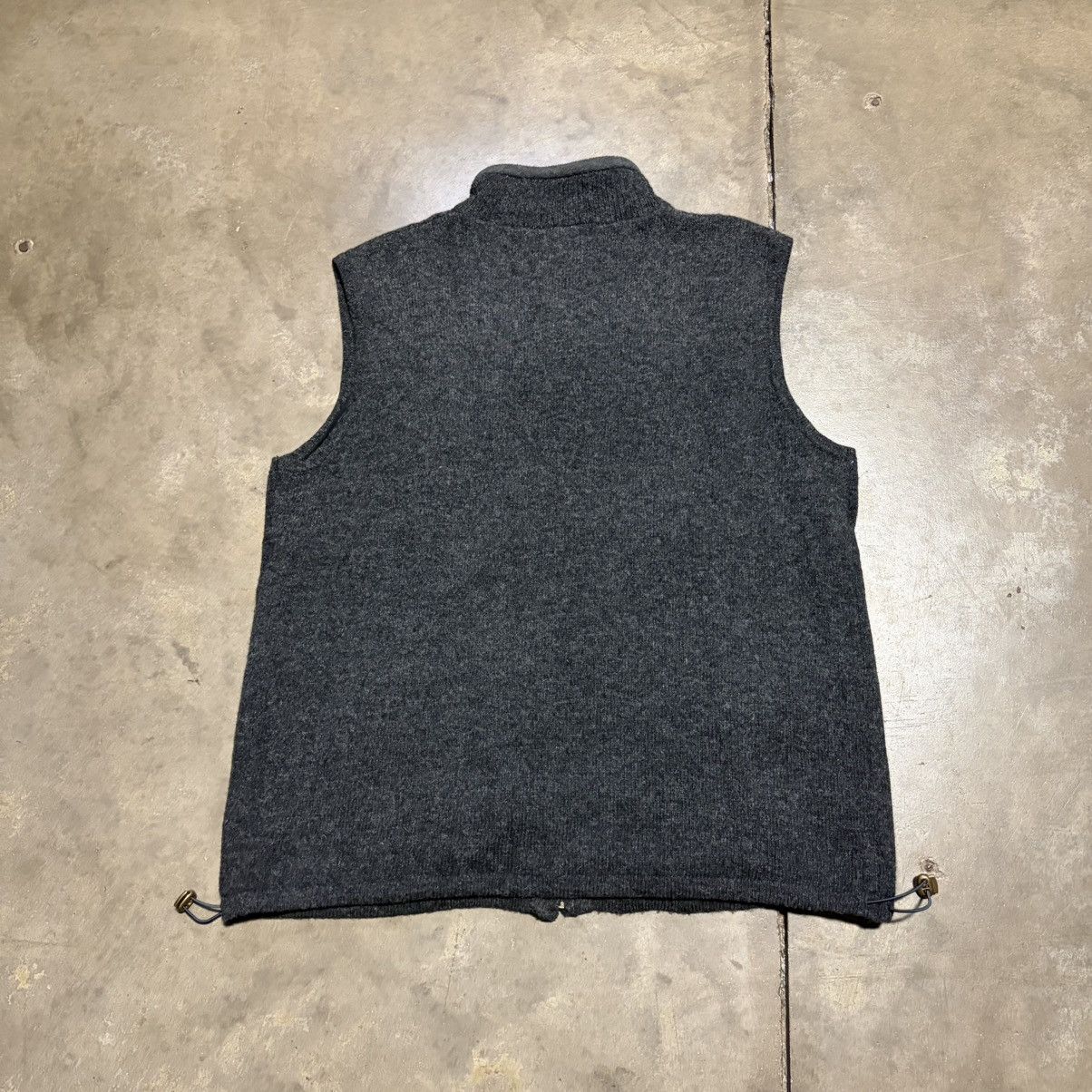 Aran Sweater Market Aran Sweater Market Wool Vest Cable Knit Zip Up Fisherman Size US XXL / EU 58 / 5 - 9 Thumbnail