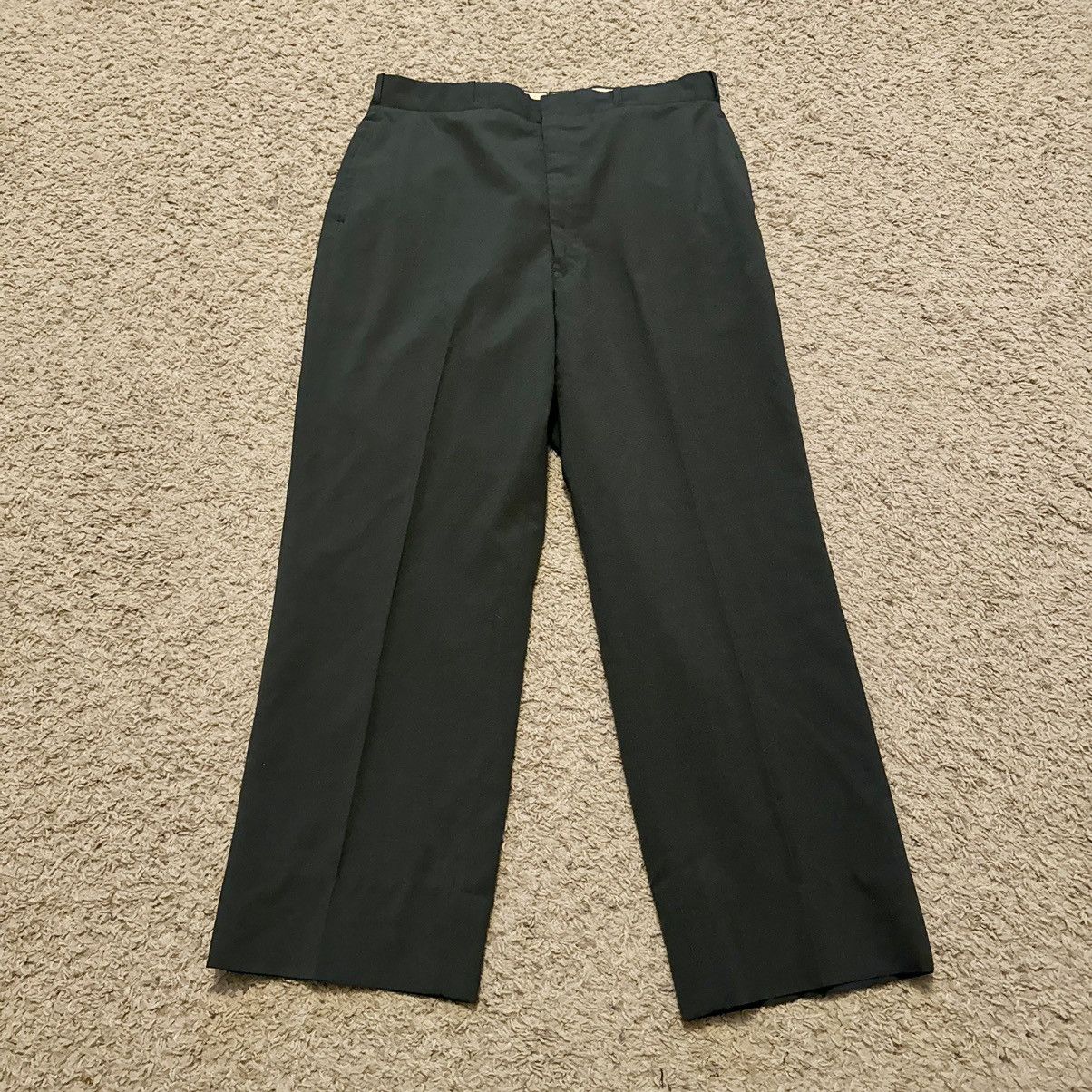 Vintage VINTAGE OLIVE GREEN MILITARY TROUSERS! Size US 34 / EU 50 - 4 Thumbnail