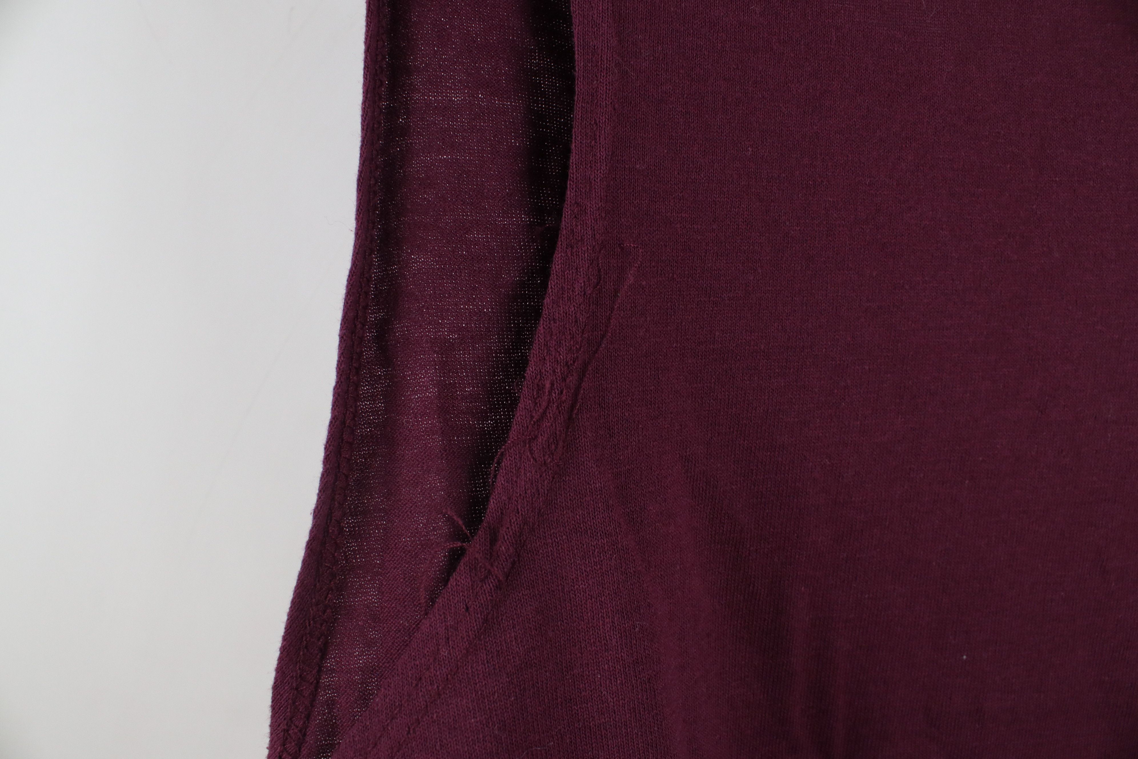 Vintage Vintage 90s Streetwear Blank Tank Top T-Shirt Purple USA Size L / US 10 / IT 46 - 7 Thumbnail