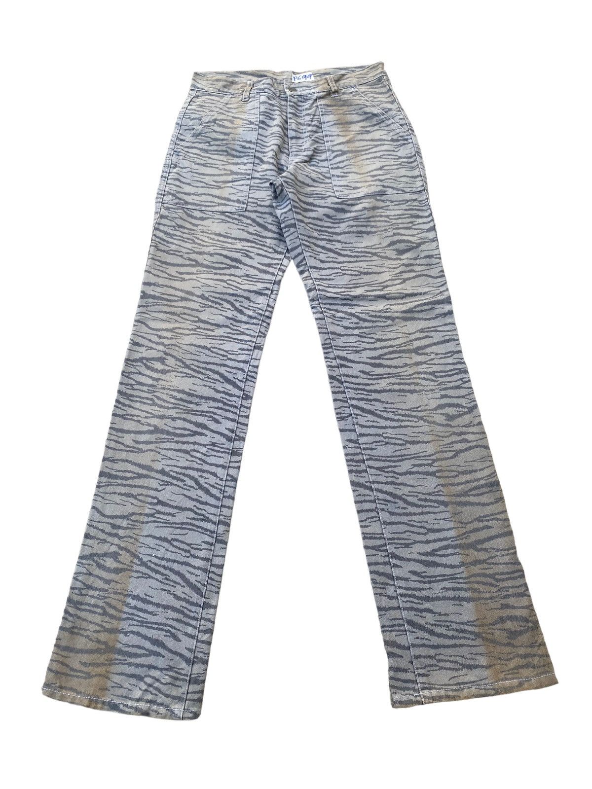 image of Vintage Right On Tiger Stripe Baker Pant in Camo, Men's (Size 29)