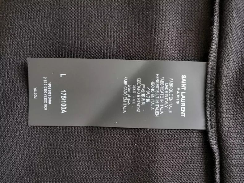 Saint Laurent Paris Saint Laurent Paris Black POLO shirt 2505-Nextarrow Size US L / EU 52-54 / 3 - 6 Thumbnail