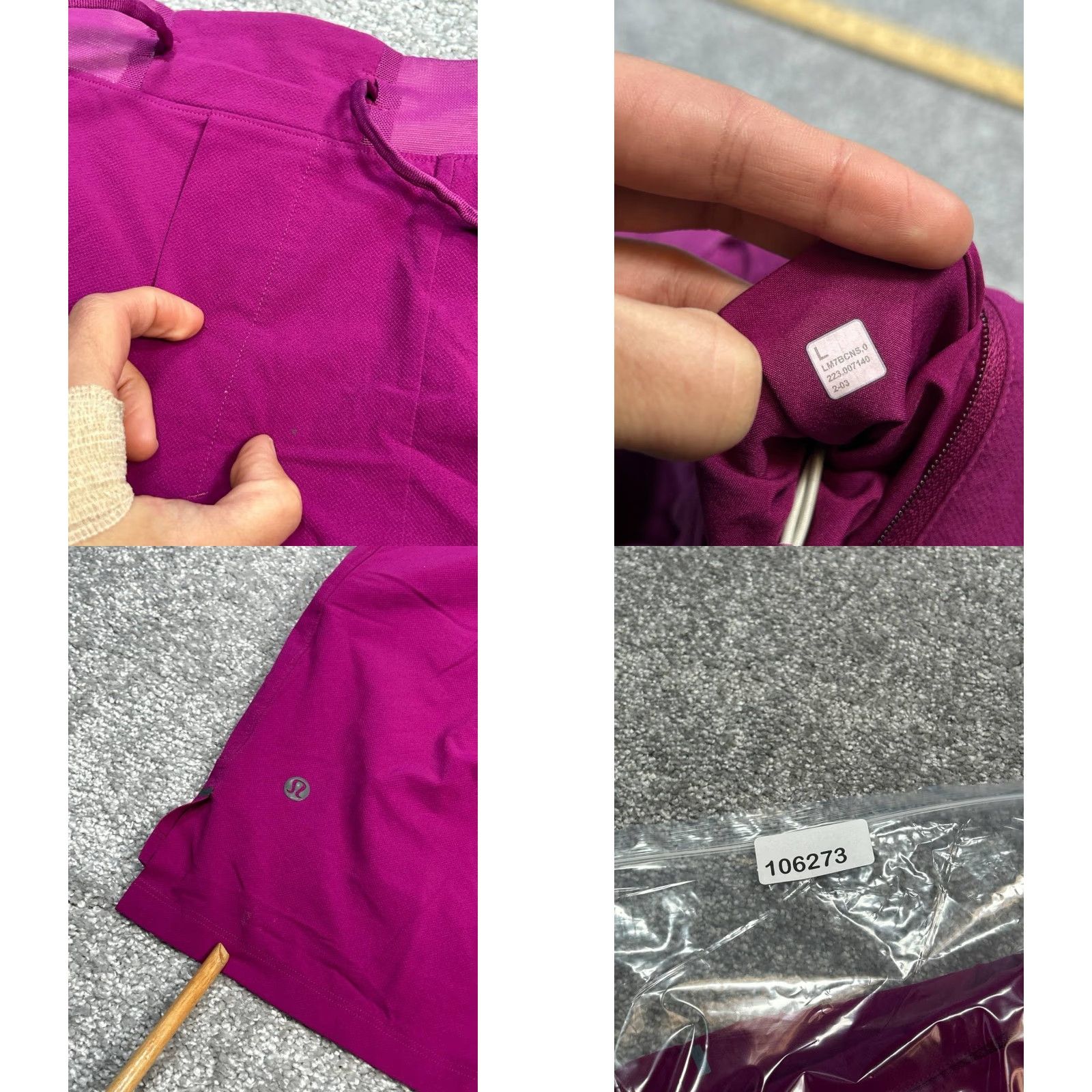Lululemon Lululemon Pace Breaker Lined Shorts Men Pink Large Stretch Drawstring Athleisure Size US 33 - 9 Thumbnail