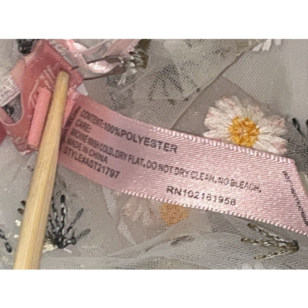 Dolls Kill Dolls kill Sugar Thrillz Daisy Embroidered Mesh Lingerie Set Size ONE SIZE - 6 Thumbnail
