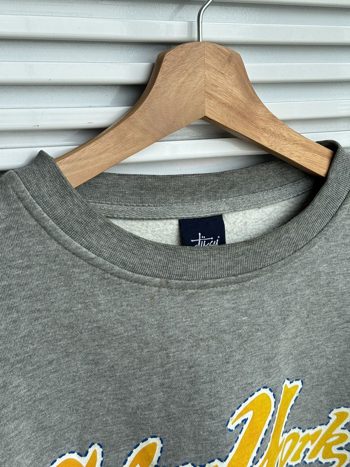 Stussy × Vintage Vintage Stussy New York OG Crewneck/ Travis Flacko Scott Size US M / EU 48-50 / 2 - 4 Thumbnail