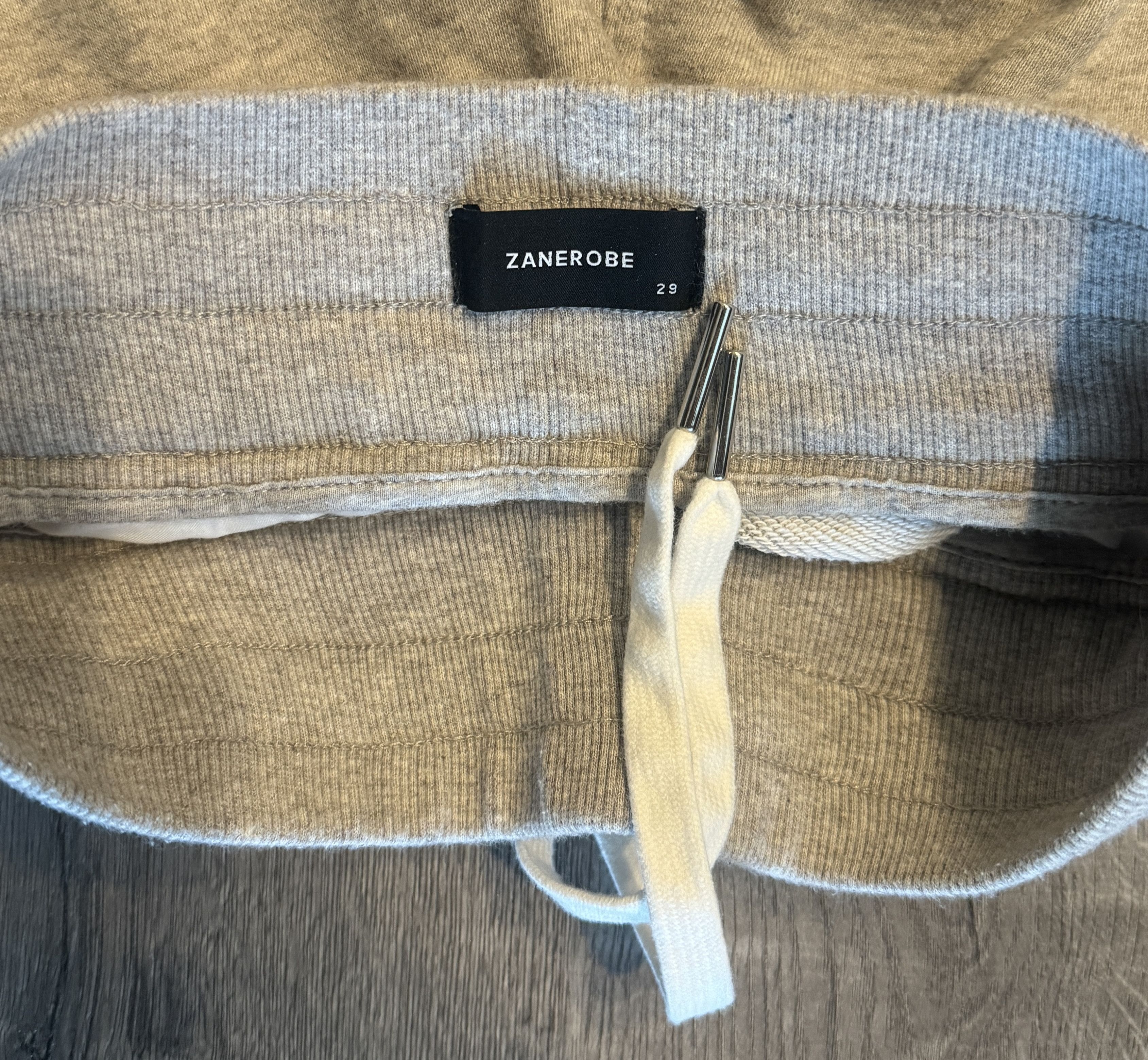 Zanerobe Zanerobe Mens Grey Joggers Sweats Size 29 Size US 29 - 3 Thumbnail