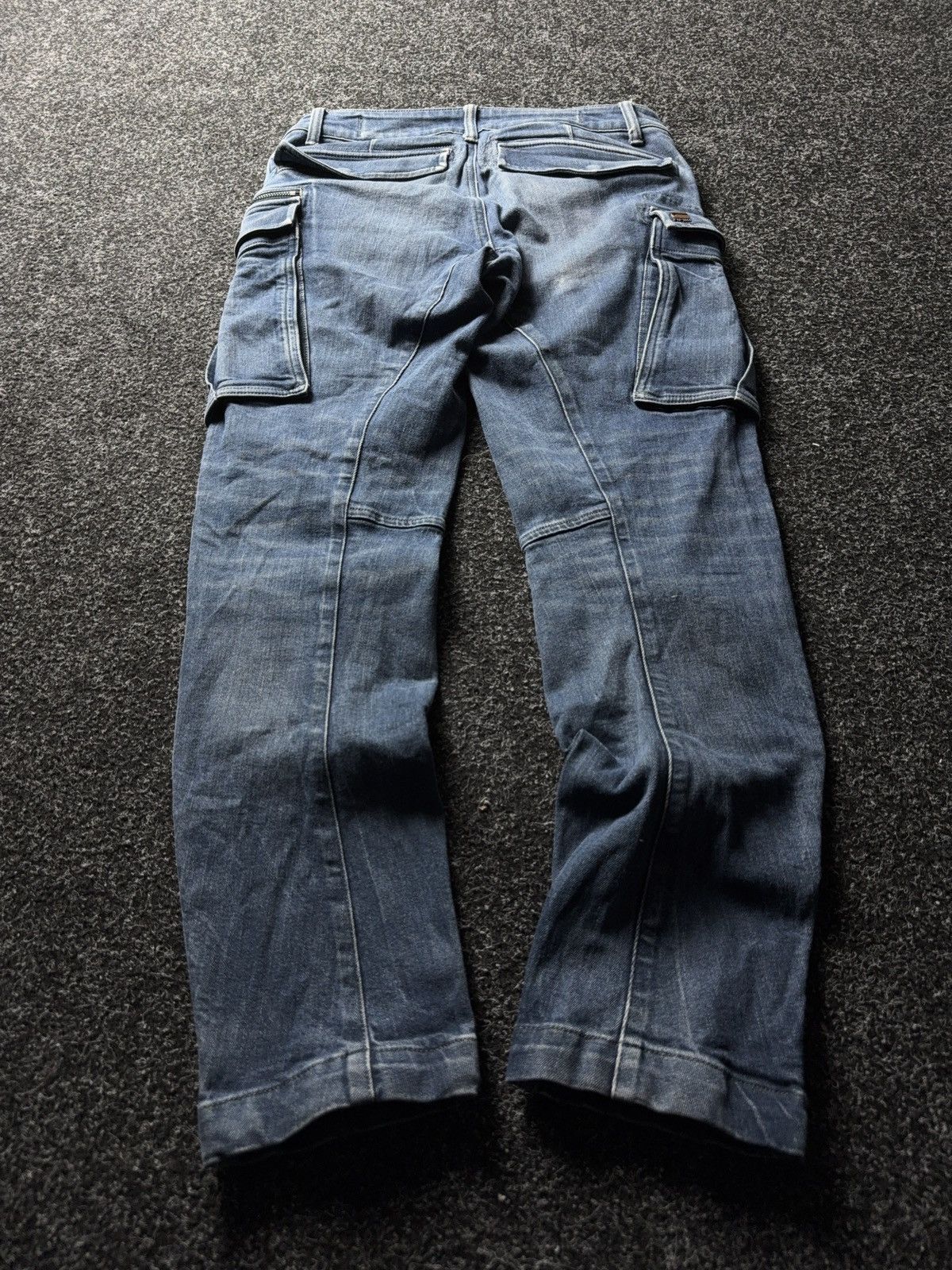G-Star Avant Garde Japanese G-Star RAW 3D Utility Cargo Jeans W30 Size US 30 / EU 46 - 10 Thumbnail