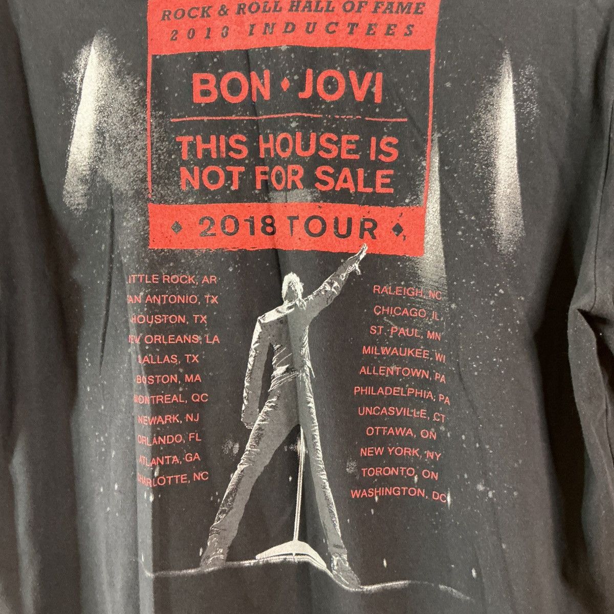 Other Bon Jovi 2018 Tour T Shirt Rock Band Tee Mens Medium Size US M / EU 48-50 / 2 - 4 Thumbnail