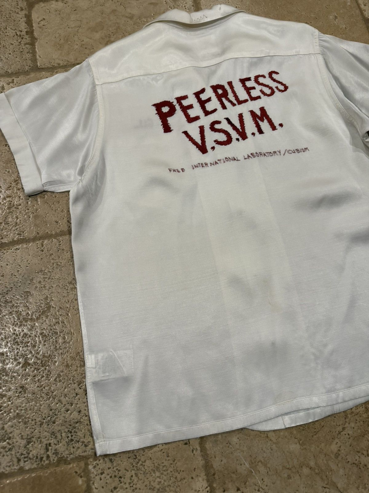 Visvim Visvim SS17 F.I.L. Irving Camp-Collar PEERLESS Satin Shirt Size US M / EU 48-50 / 2 - 10 Thumbnail