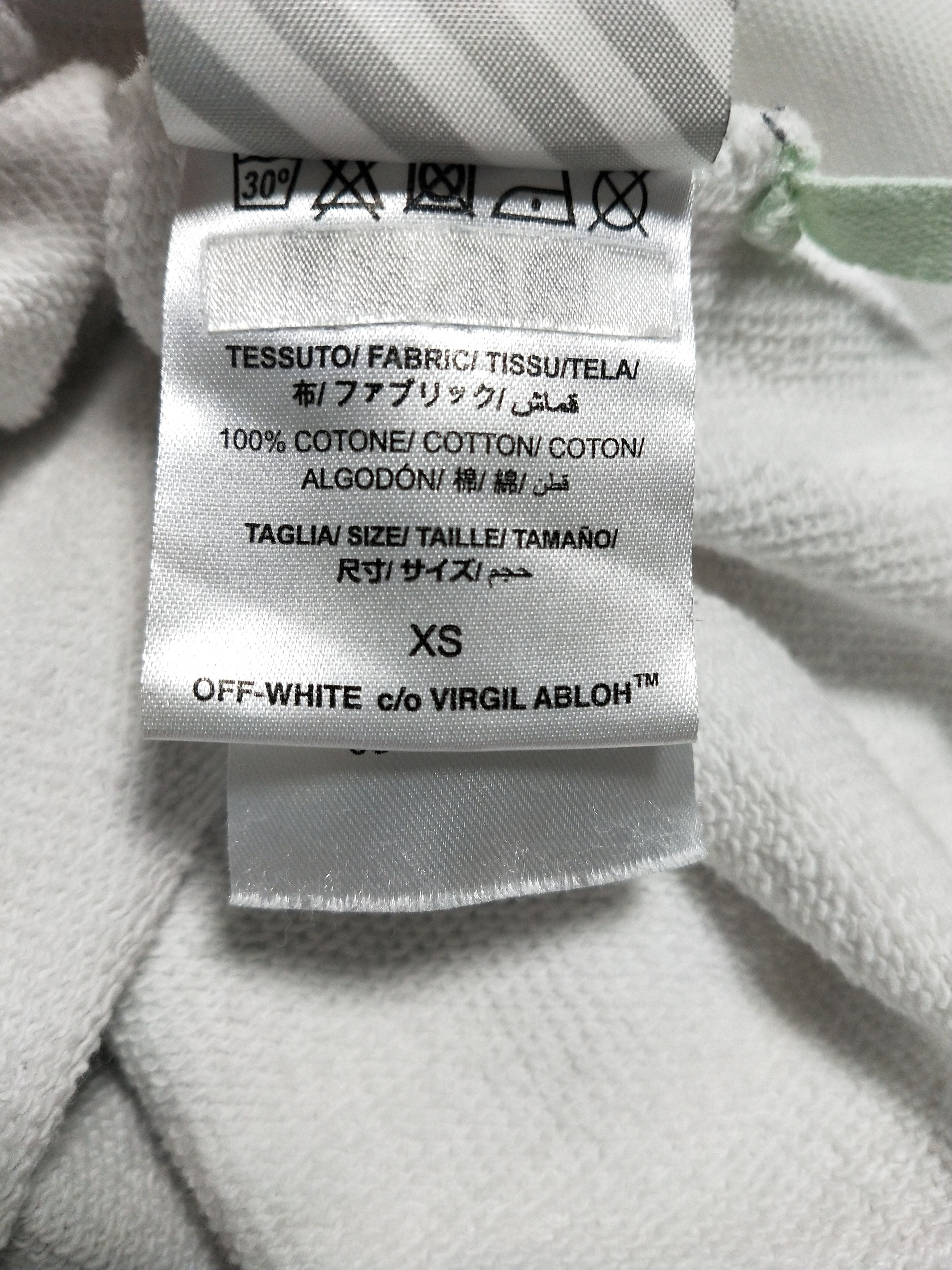 Off-White Diagonal Caravaggio Sweatshirt Size US S / EU 44-46 / 1 - 7 Thumbnail