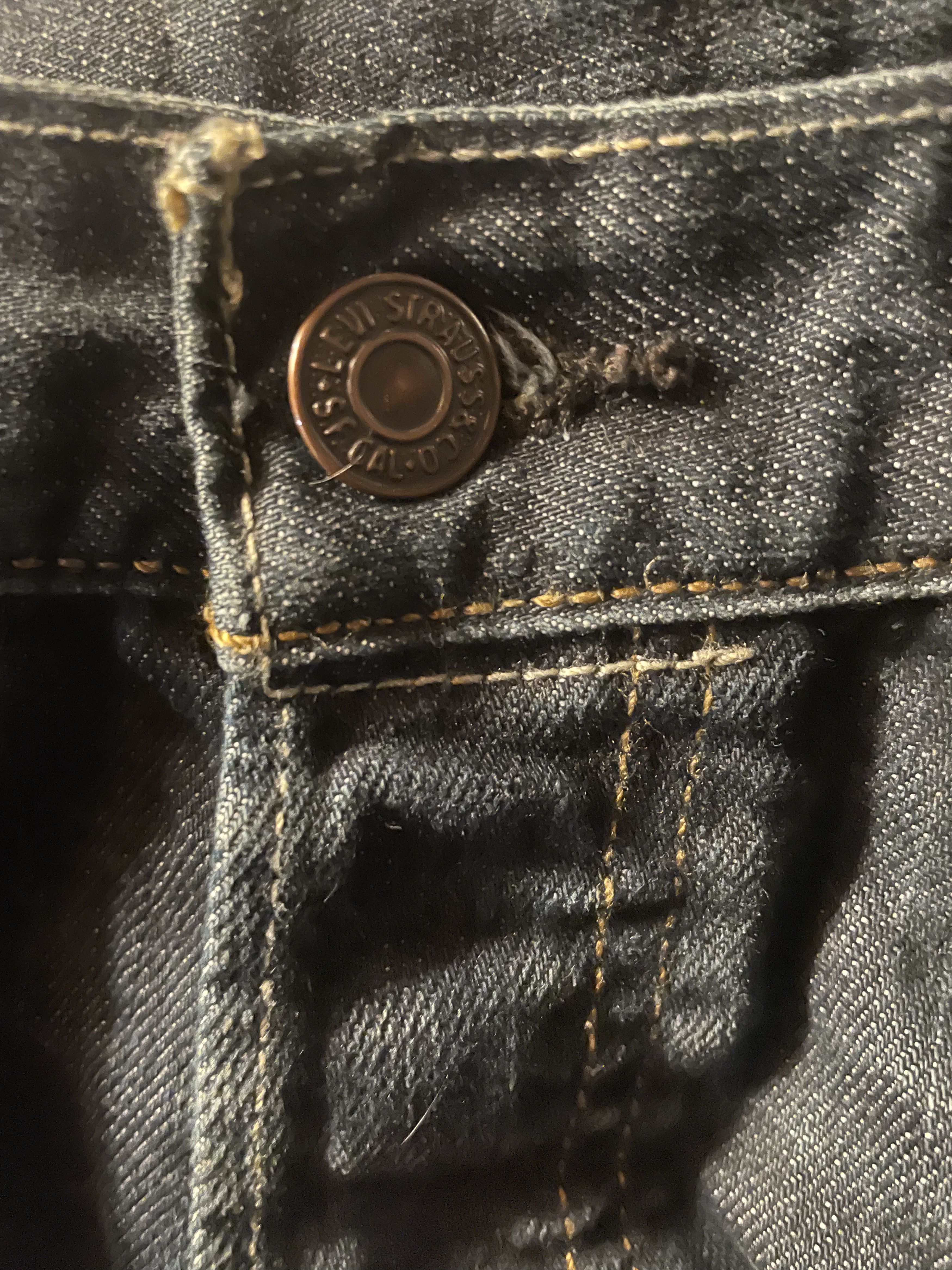 Levi's Levi's Whiskered Skinny Jeans Size US 32 / EU 48 - 5 Thumbnail