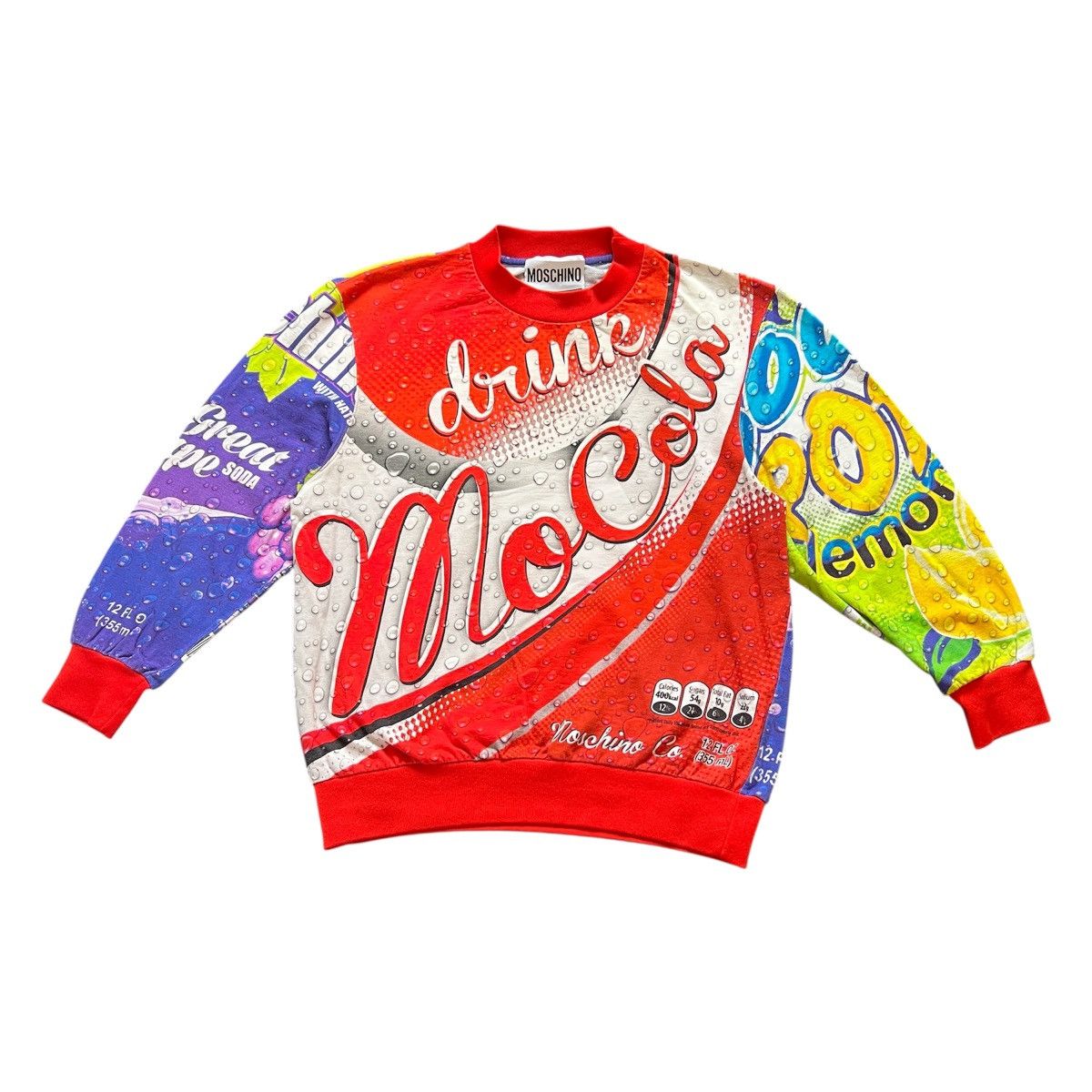 Moschino MOSCHINO MoCola Sweatshirt Jumper Print Jeremy Scott Size US L / EU 52-54 / 3 - 1 Thumbnail