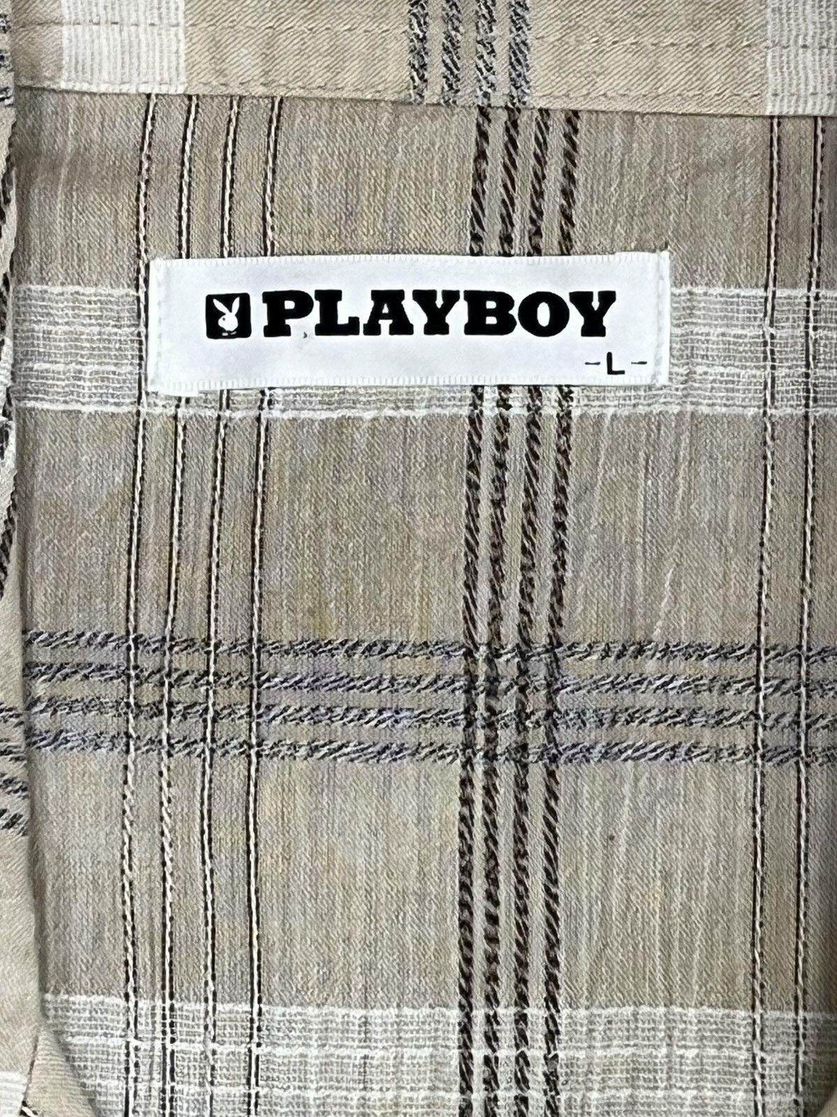 Playboy Playboy Japan Pajama Set Brown Check Embroidery Rare Size US M / EU 48-50 / 2 - 9 Thumbnail