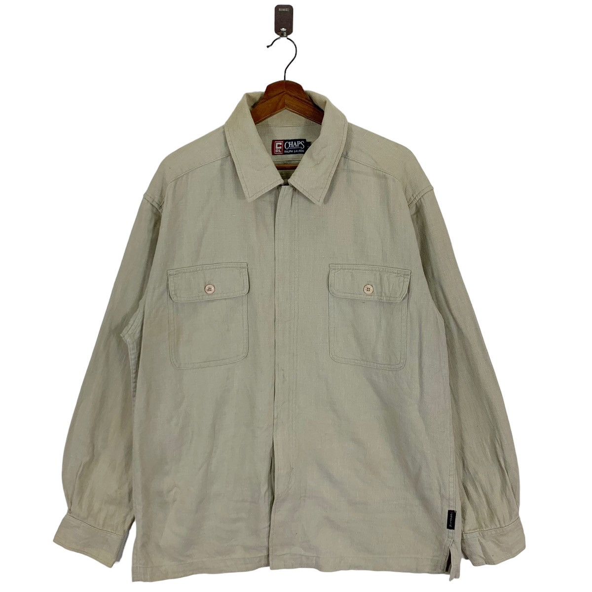 Chaps Ralph Lauren × Vintage VINTAGE CHAPS RALPH LAUREN ZIPPER SHIRTS LONG SLEEVE Size US L / EU 52-54 / 3 - 1 Thumbnail