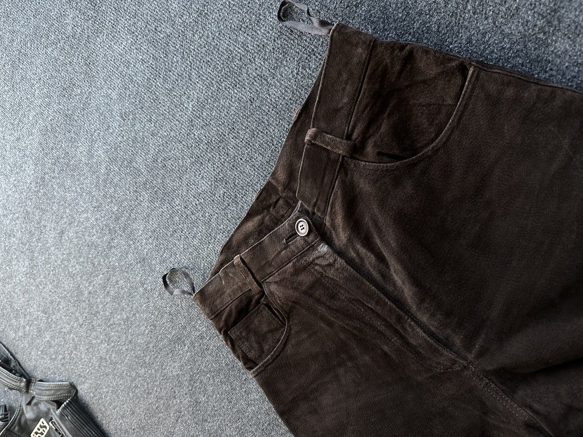 Other IXS 🚨GRAIL MEN LEATHER PANTS Y2K WESTERN MOTORCYCLE Size US 30 / EU 46 - 6 Thumbnail