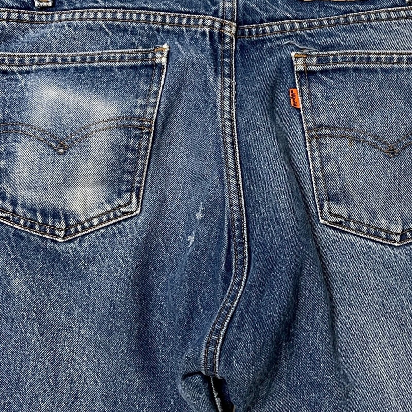 Levi's Vintage Levi’s Orange Tab Cut Off Denim Dad Shorts Size 32" / US 10 / IT 46 - 3 Thumbnail