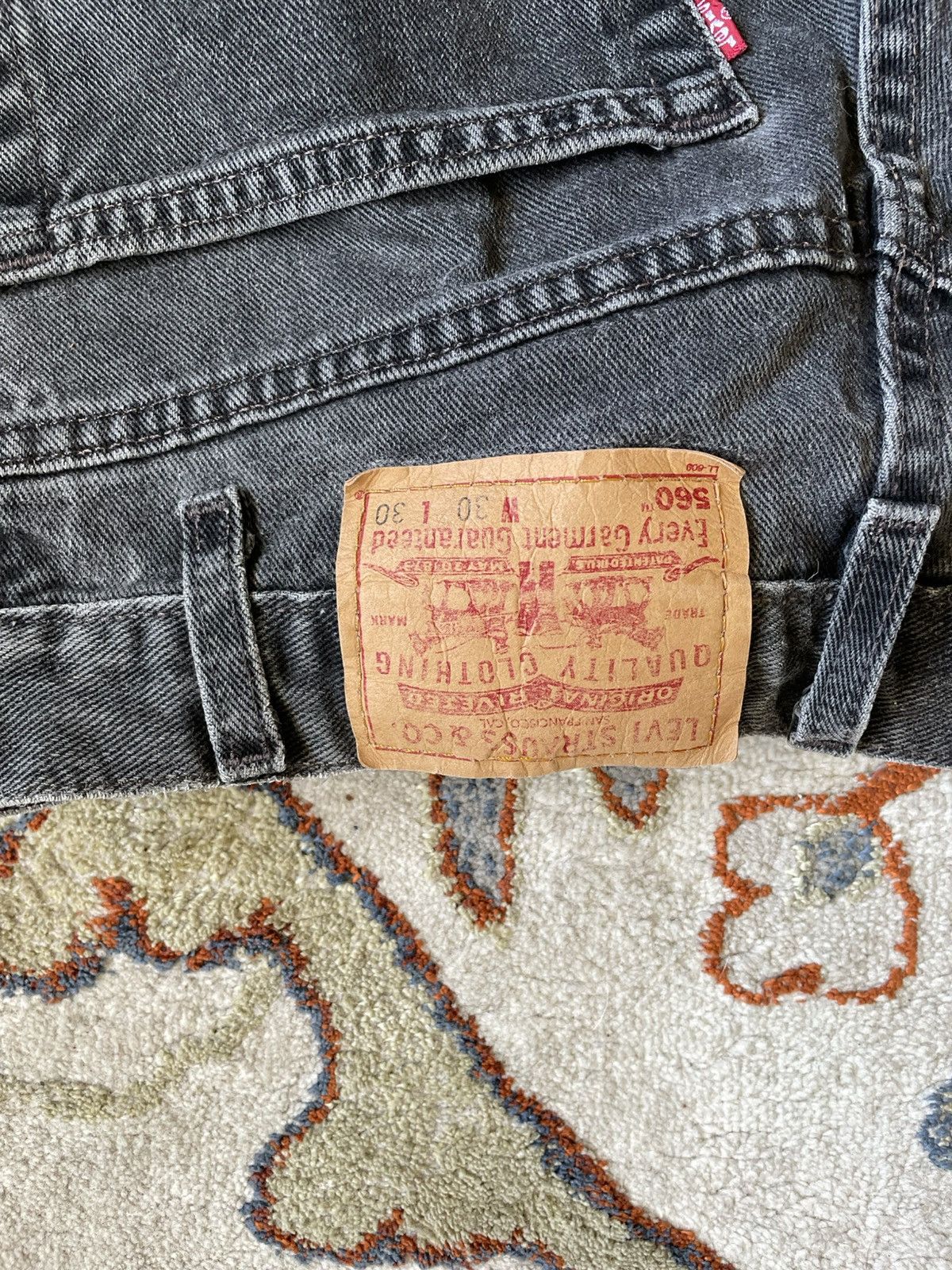Levi's Levis black 560 Size US 30 / EU 46 - 3 Thumbnail