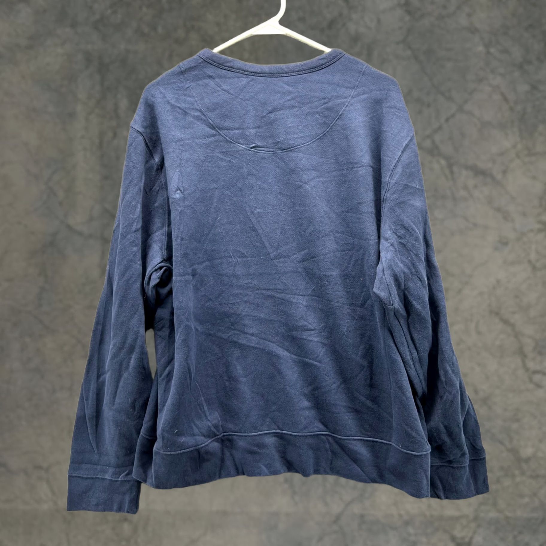Madewell VINTAGE Madewell Sweater Mens Large Blue Navy Pullover Fleece Crewneck Cotton MWL Size US L / EU 52-54 / 3 - 1 Thumbnail