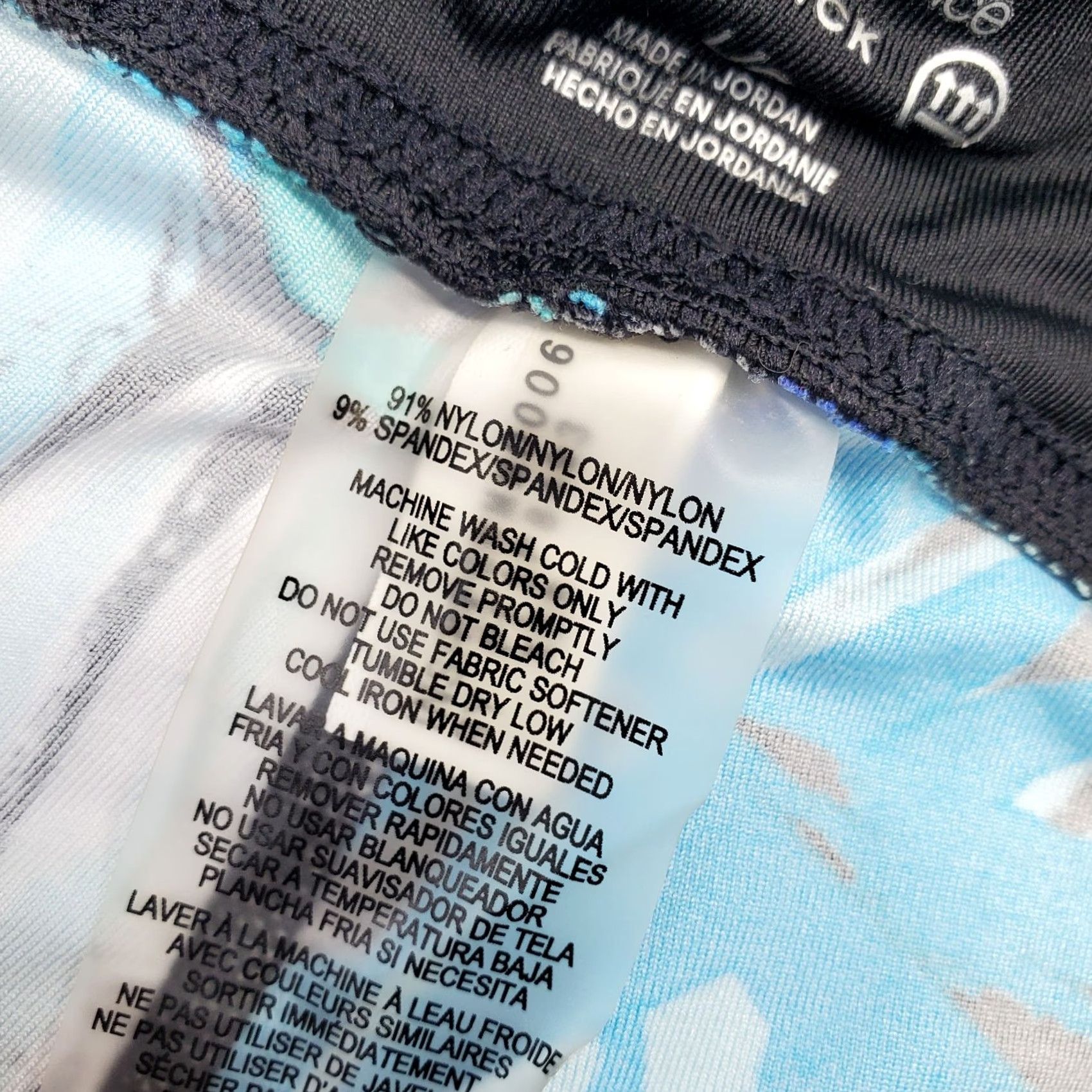 Calvin Klein Calvin Klein Cropped Leggings Womens L Multi Performance Tropical Print Pull On Shirt Size 36" / US 14 / IT 50 - 7 Thumbnail