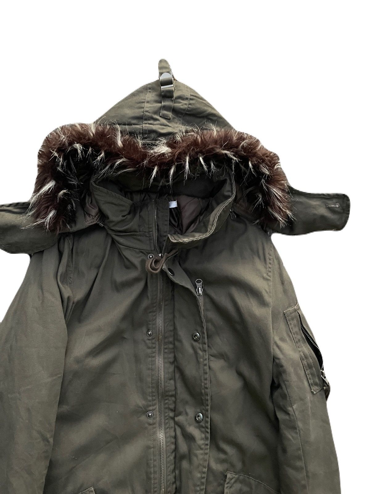 If Six Was Nine 2000s Japanese archive military fur hooded parka vkei y2k Size US S / EU 44-46 / 1 - 5 Thumbnail