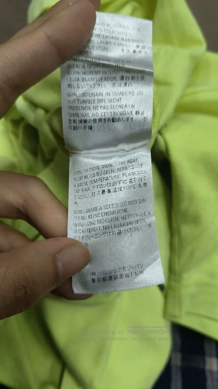 Balenciaga Balenciaga Wave Logo Fluorescent Yellow Printed Short Slee Size US S / EU 44-46 / 1 - 5 Thumbnail