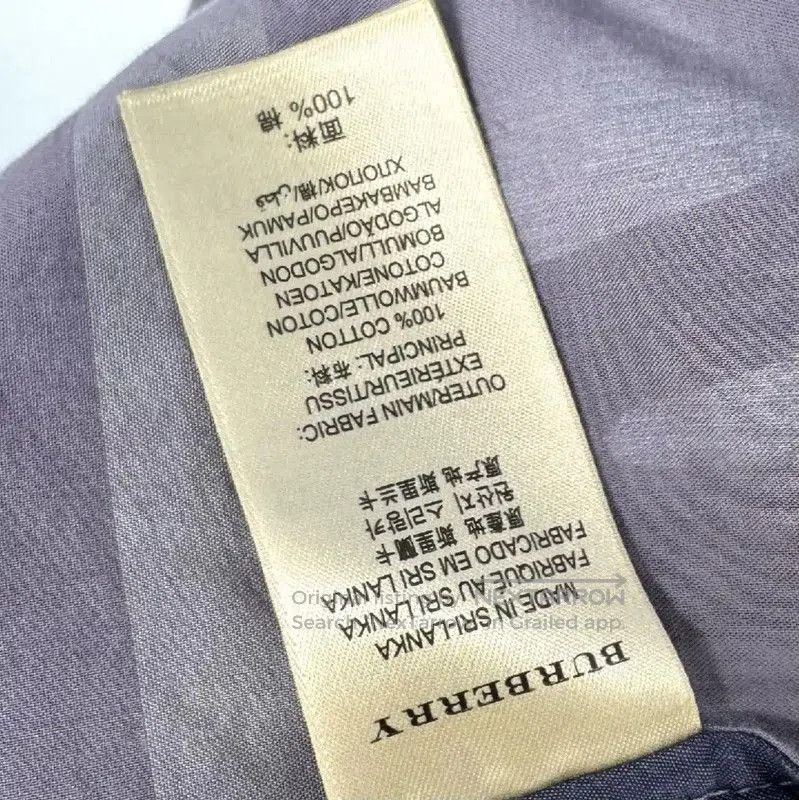 Burberry Burberry Women's Dark Blue Cotton Shirt. Size S / US 4 / IT 40 - 3 Thumbnail