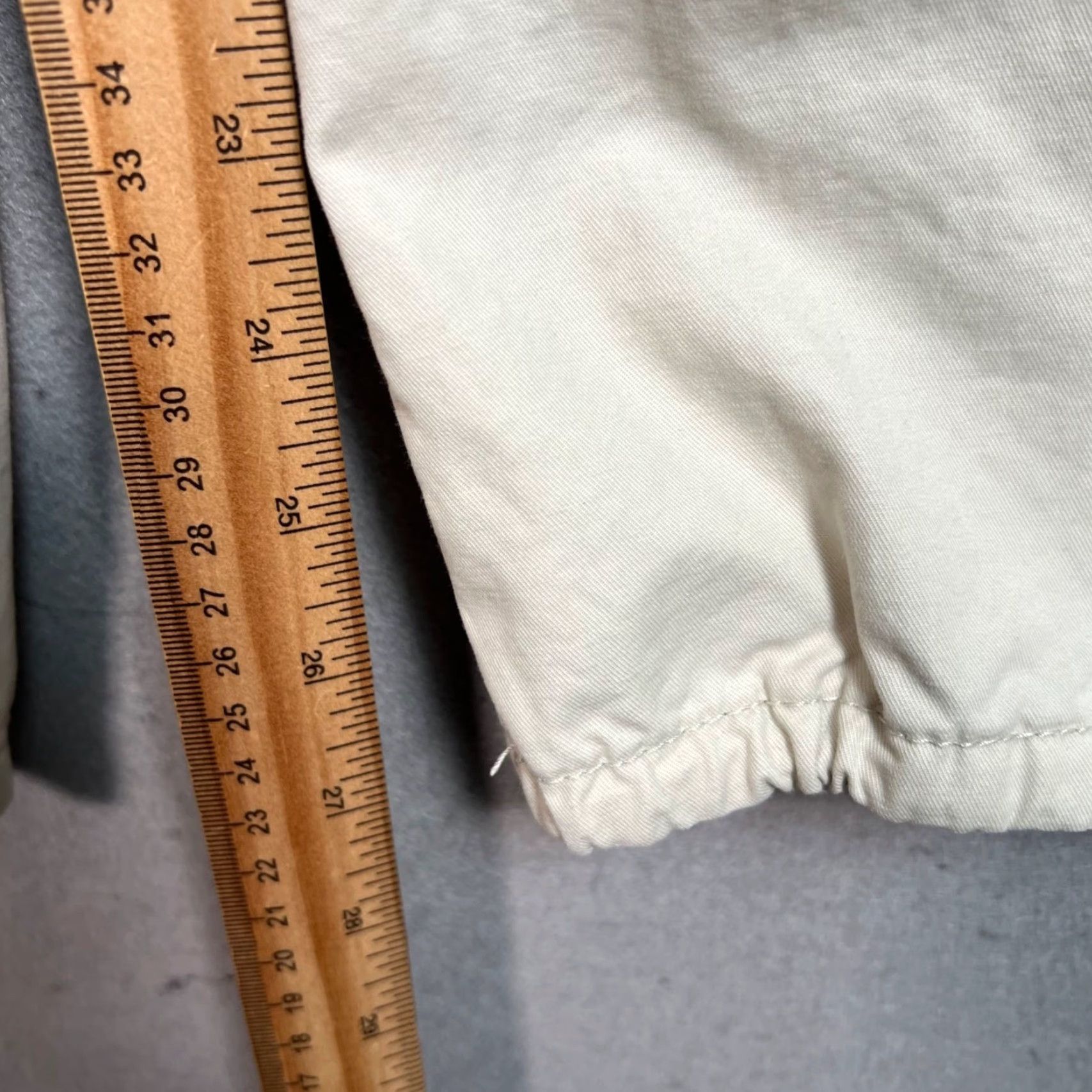 Weekday VINTAGE Weekday Womens Cargo Pants Wide Leg Beige Cotton 38 Casual Pants Womens Size 26" / US 2 / IT 38 - 7 Thumbnail