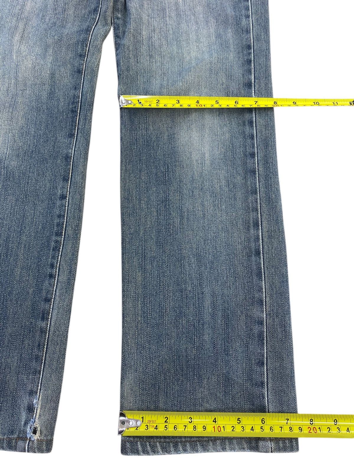 Edwin Edwin Blue Acid Wash Style Straight Cut Jeans Size US 28 / EU 44 - 7 Thumbnail