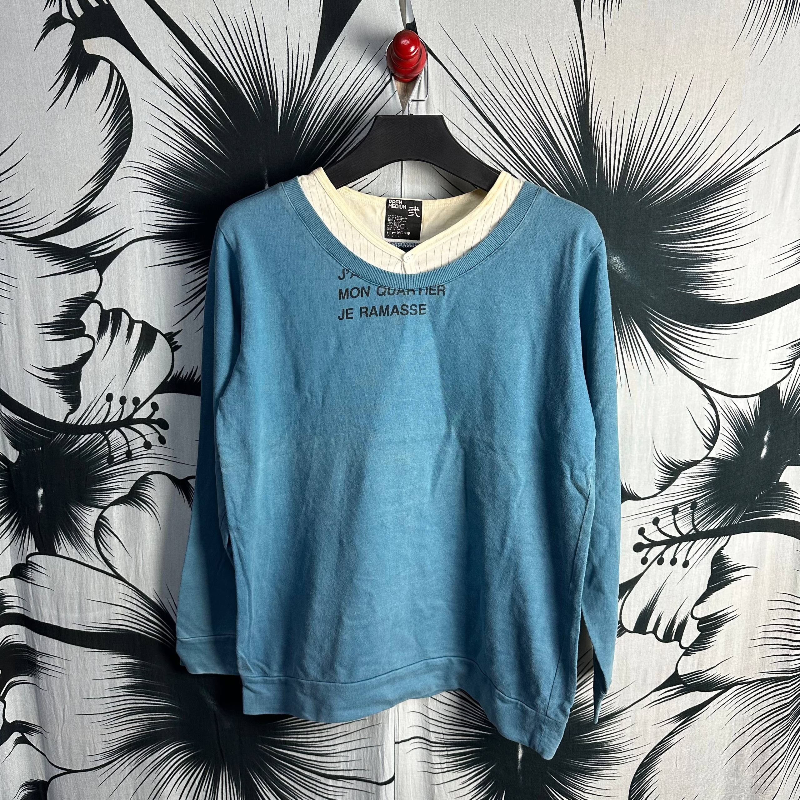 PPFM PPFM J'A. MON QUARTIER JE RAMASSE Y2K Tee Shirt Size US L / EU 52-54 / 3 - 1 Thumbnail