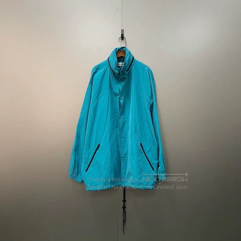 Balenciaga Balenciaga Blue Printed Letter Logo School Jacket Size XS / US 0-2 / IT 36-38 - 1 Thumbnail
