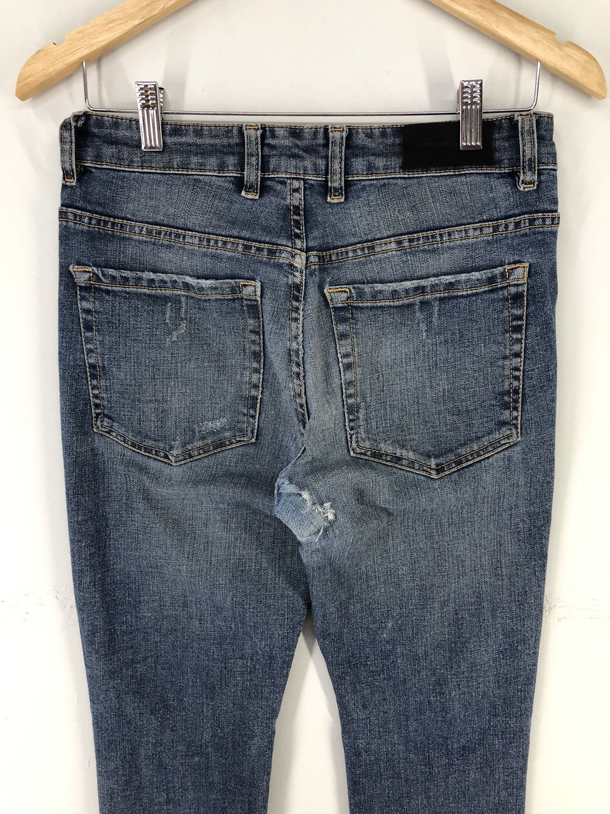 Represent Clo. Represent Destroyer Denim Rockstar Blue Skinny Jeans Size US 28 / EU 44 - 13 Thumbnail