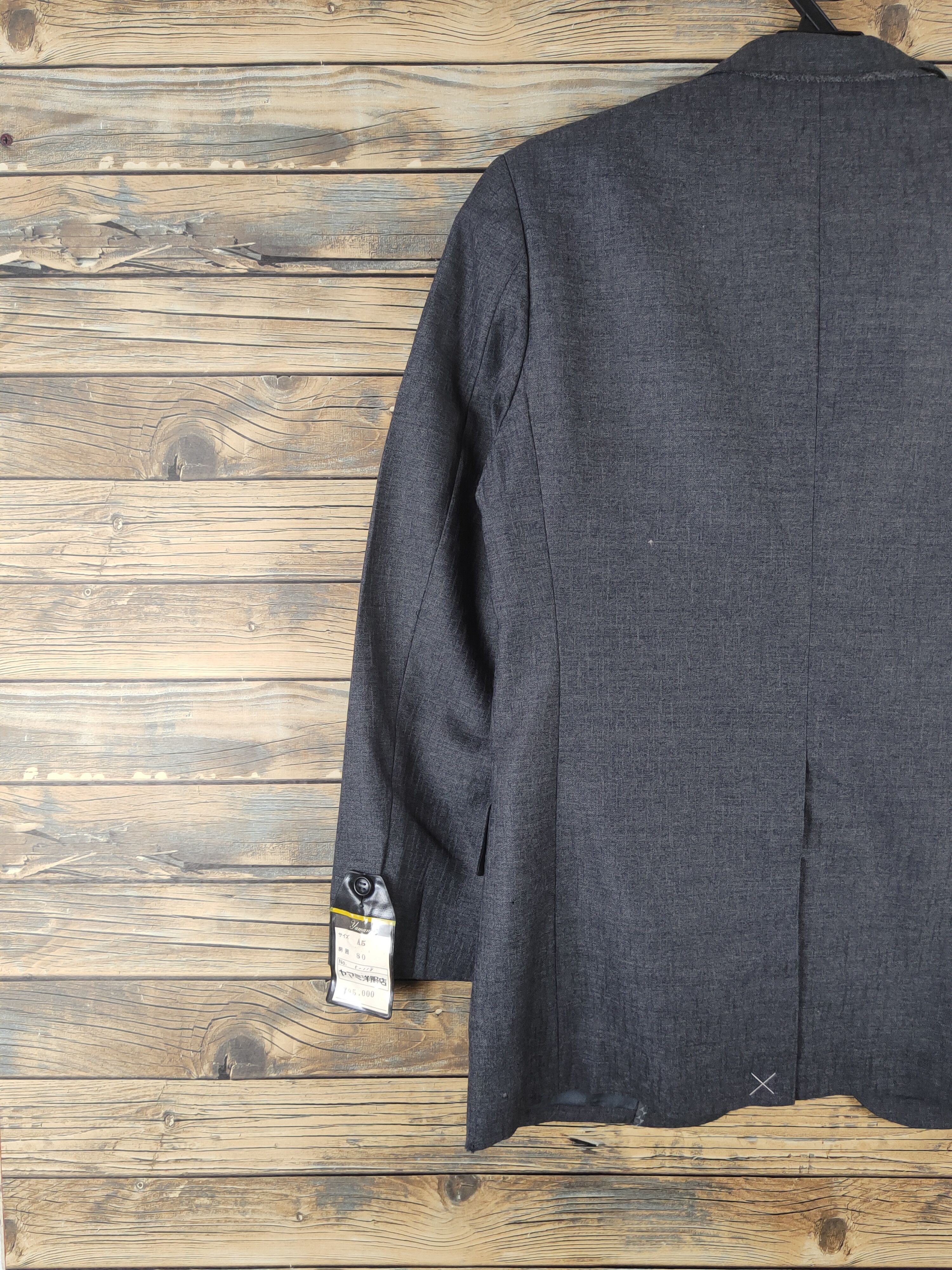 Vintage Luxury Vintage 🔥Miyukilan Dark Gray Blazers Size US M / EU 48-50 / 2 - 11 Thumbnail