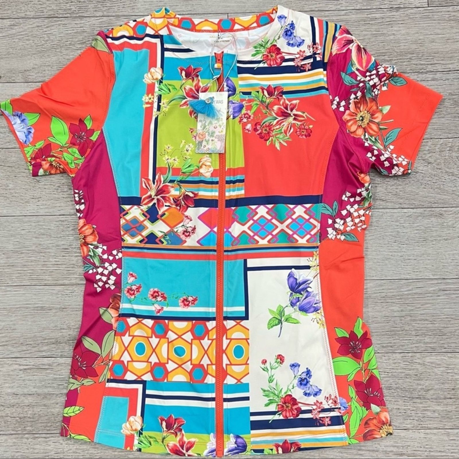 JOHNNY WAS Nanya Surf Shirt NWT in Size Medium