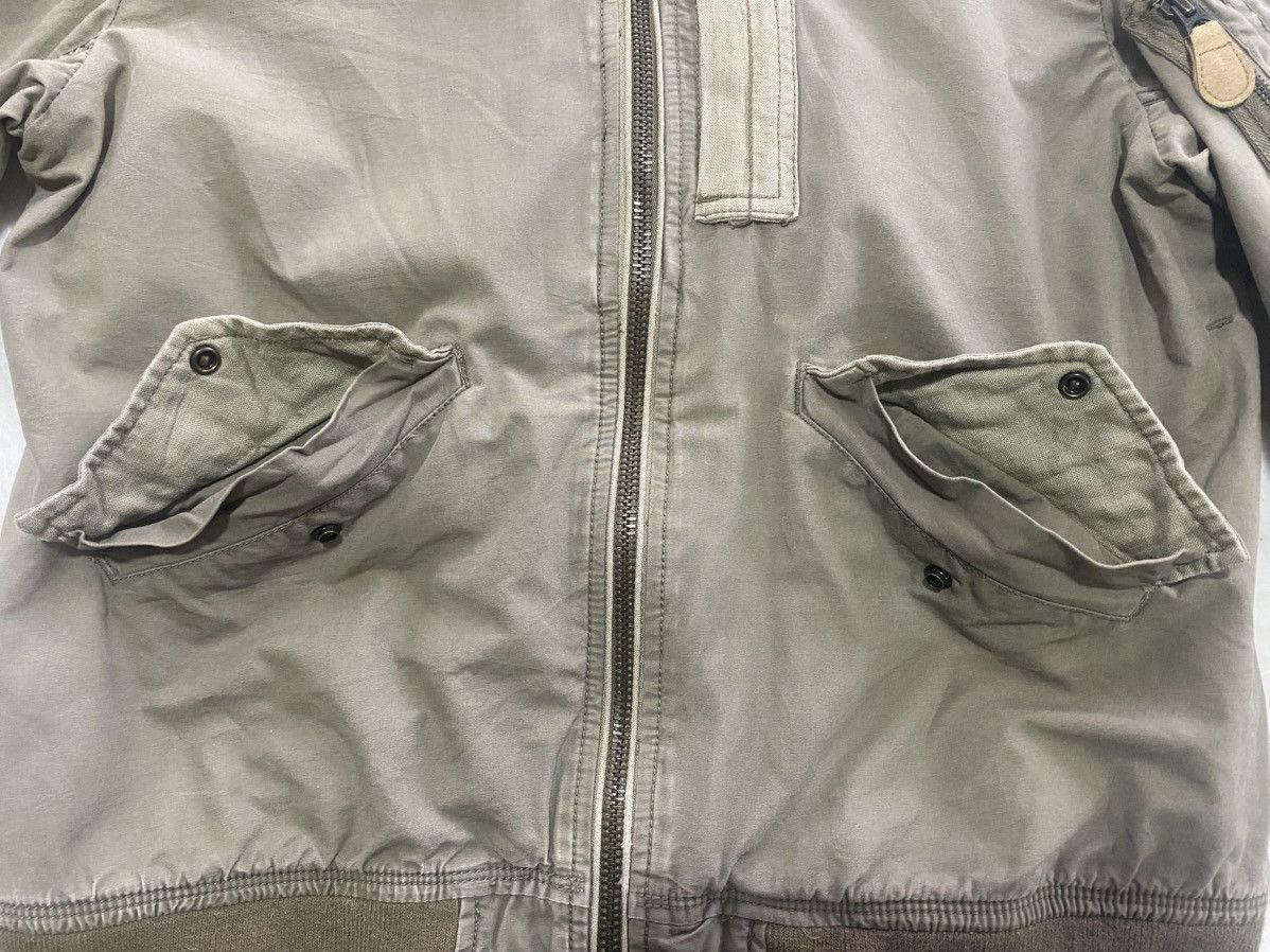 14th Addiction × Japanese Brand × KMRii Goa Olive Drab Bomber Jacket Size US M / EU 48-50 / 2 - 7 Thumbnail