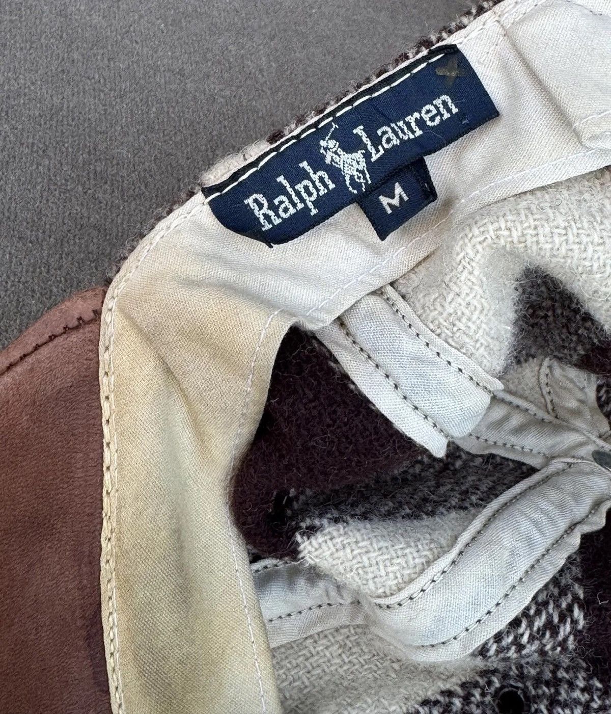 Polo Ralph Lauren Vintage Polo Ralph Lauren Wool Plaid Hat (Size M) Size ONE SIZE - 4 Thumbnail