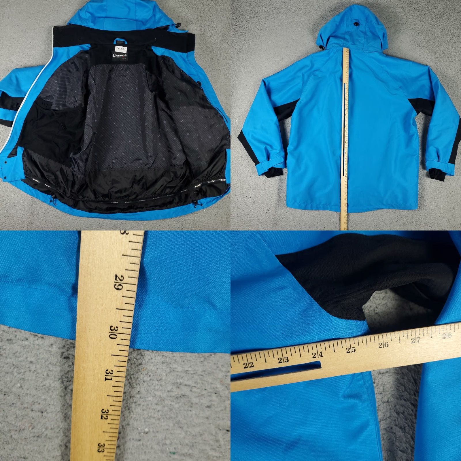 Vintage Sunice Jacket Mens Large Blue Full Zip Hooded Windbreaker Logo Zipper Pockets All Seasons Regular Outdoor Sports Fall Spring Summer Winter Size US L / EU 52-54 / 3 - 8 Thumbnail