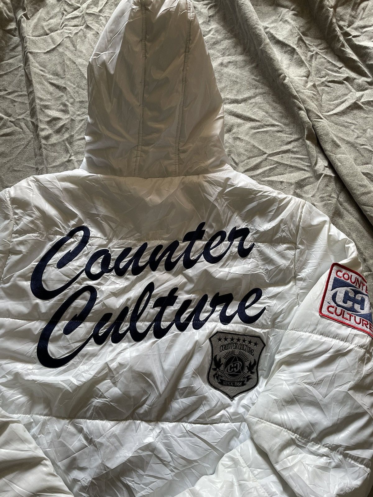Vintage Y2k vintage counter culture puffer jacket Size US XL / EU 56 / 4 - 4 Thumbnail