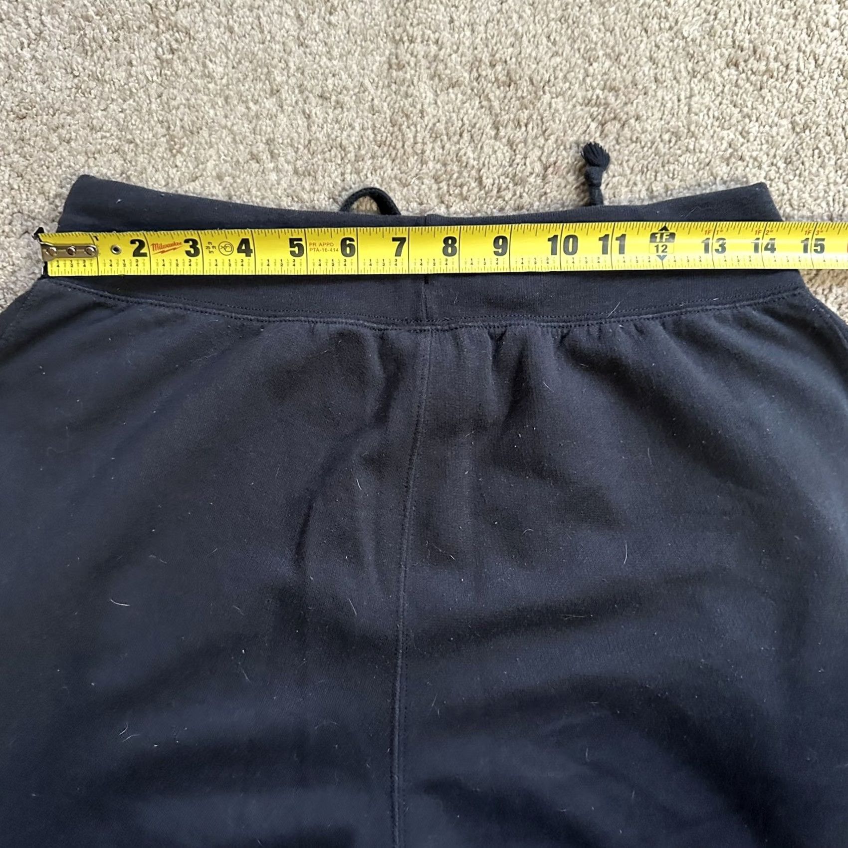 Champion Champion Sweatpants Womens Medium Black Fleece Joggers Pockets Spellout Drawstring Size 29" - 6 Thumbnail
