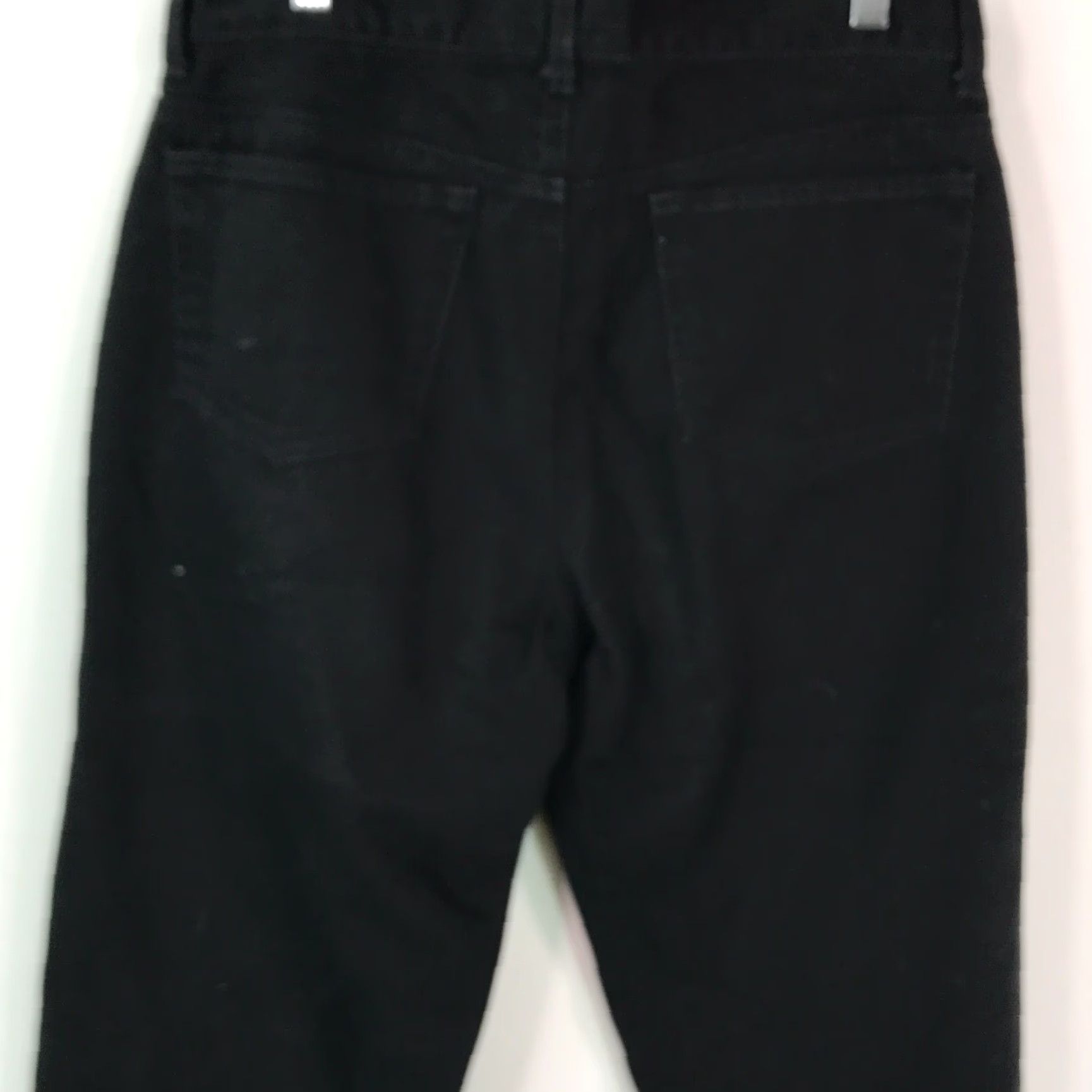 Eddie Bauer Eddie Bauer Womens Straight Mid Rise Stretch Black Denim Capri Jeans Size 10 Size 32" / US 10 / IT 46 - 3 Thumbnail