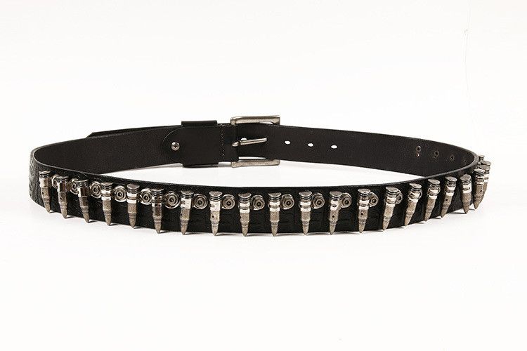 Japanese Brand Rivet Bullet Leather Belt Size ONE SIZE - 4 Thumbnail
