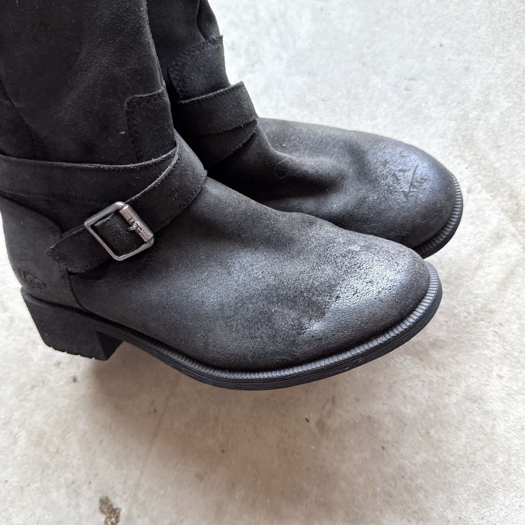 Ugg UGG Glendale Water Resistant Lined Leather Boot Black Women Size 8 Boots Size US 6 / IT 36 - 3 Thumbnail
