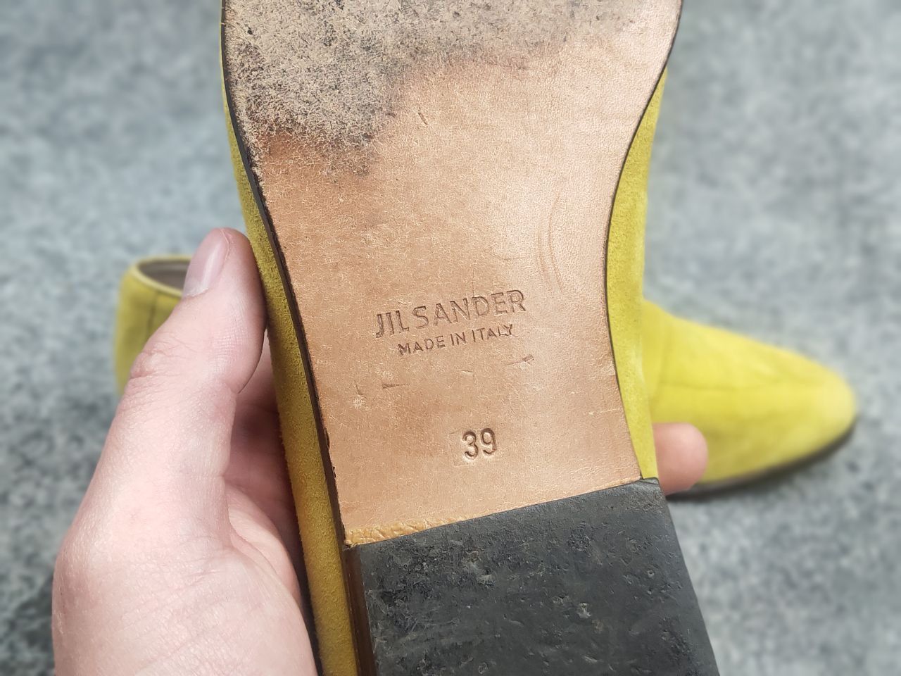 Jil Sander Jil Sander Italy Design mustard Leather suede loafers Shoes Size US 9 / IT 39 - 15 Thumbnail