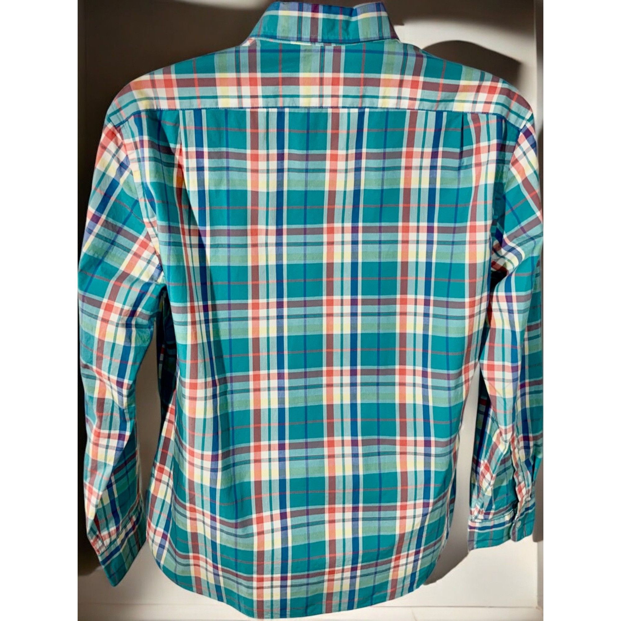 J.Crew J.Crew Flex Washed Plaid Slim Untucked Shirt Button Down Lon Size US L / EU 52-54 / 3 - 6 Thumbnail