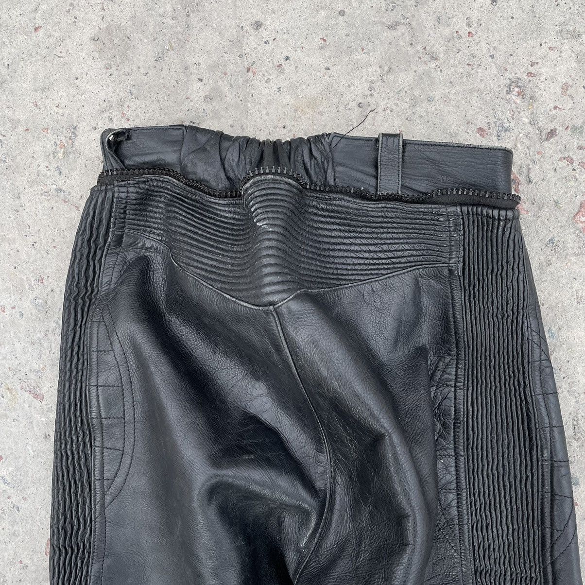 Other Vintage Moto Leather Pants 50 size Y2K 90s USA Japanese Size US 30 / EU 46 - 8 Thumbnail