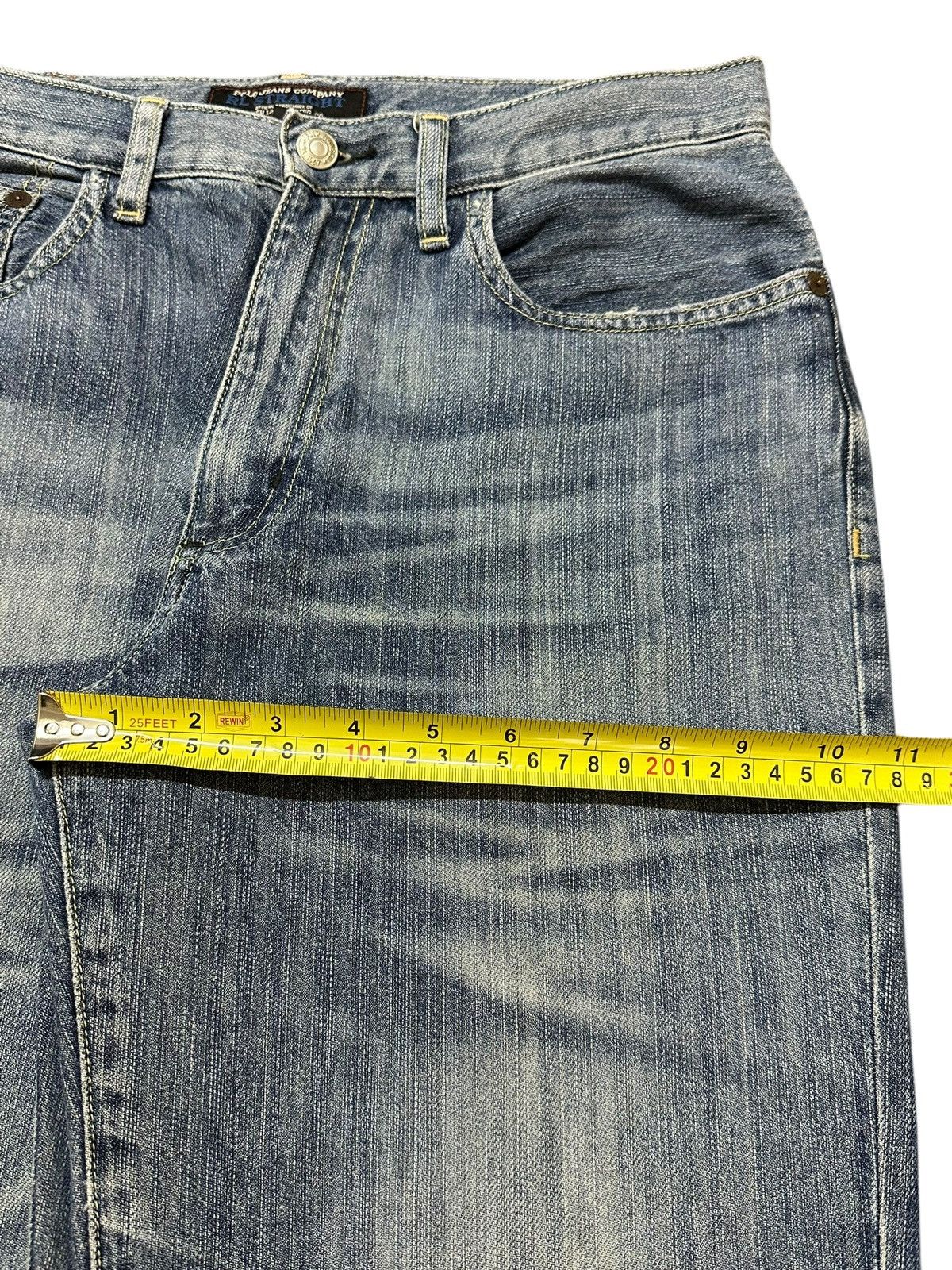 Polo Ralph Lauren Vintage RL Ralph Lauren Blue Faded Wash Distress Jeans Size US 30 / EU 46 - 17 Thumbnail