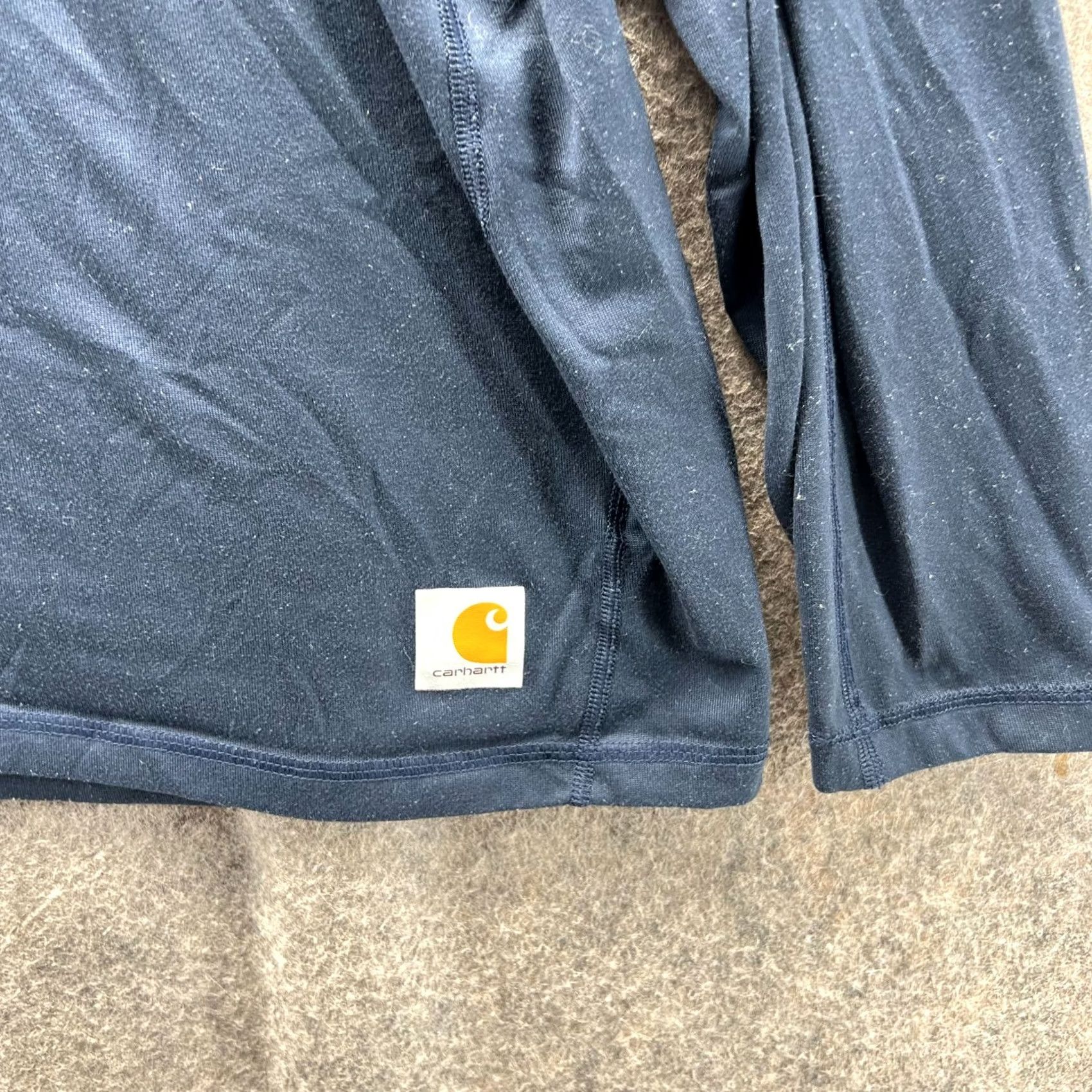 Carhartt VINTAGE Carhartt Shirt Mens 2XLT Blue Quarter Zip Long Sleeve Pullover Size US XXL / EU 58 / 5 - 6 Thumbnail