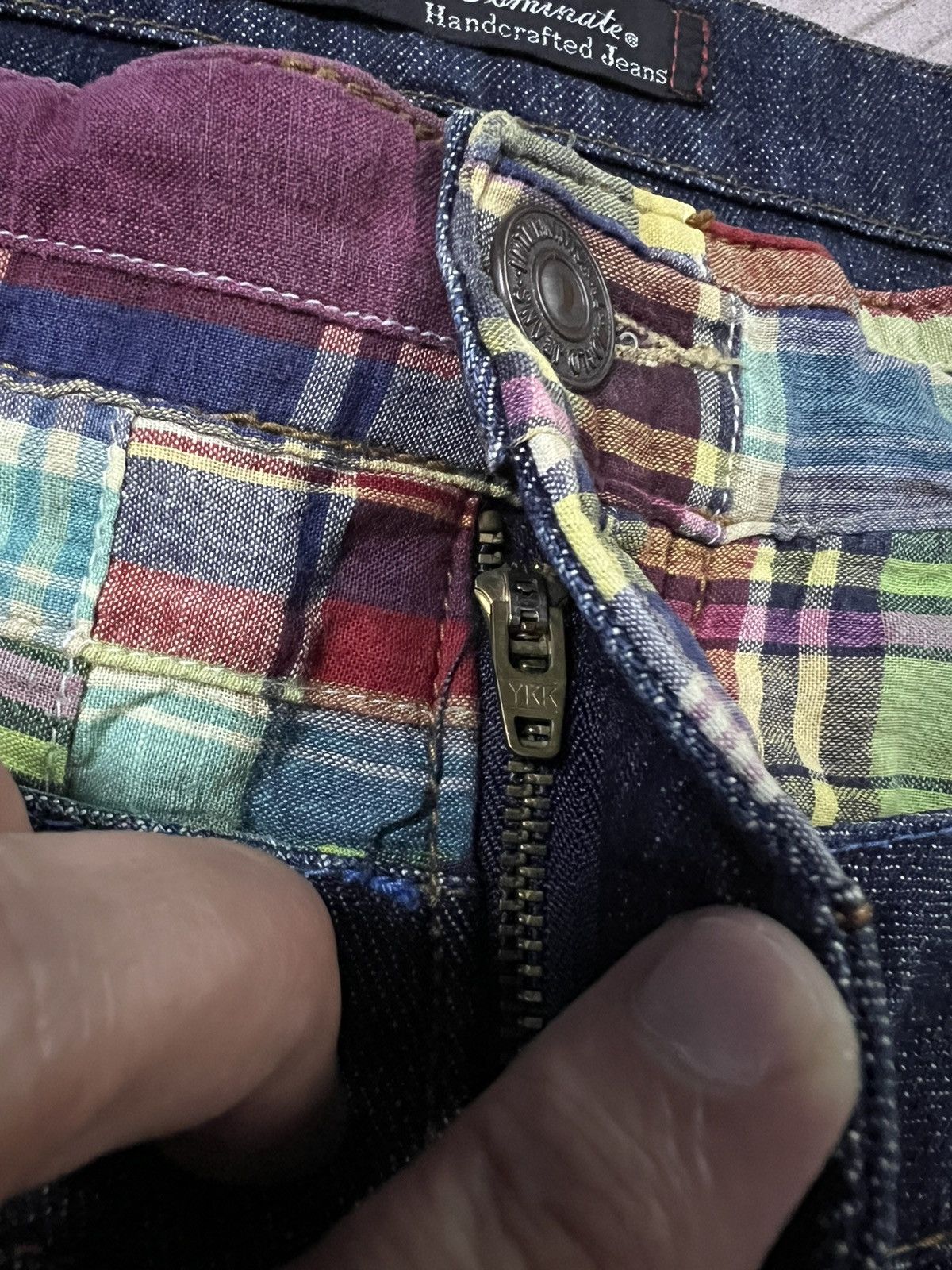 Japanese Brand × Seditionaries VTG DOMINATE HANDCRAFTED DOUBLE WAIST JEANS Size US 32 / EU 48 - 6 Thumbnail