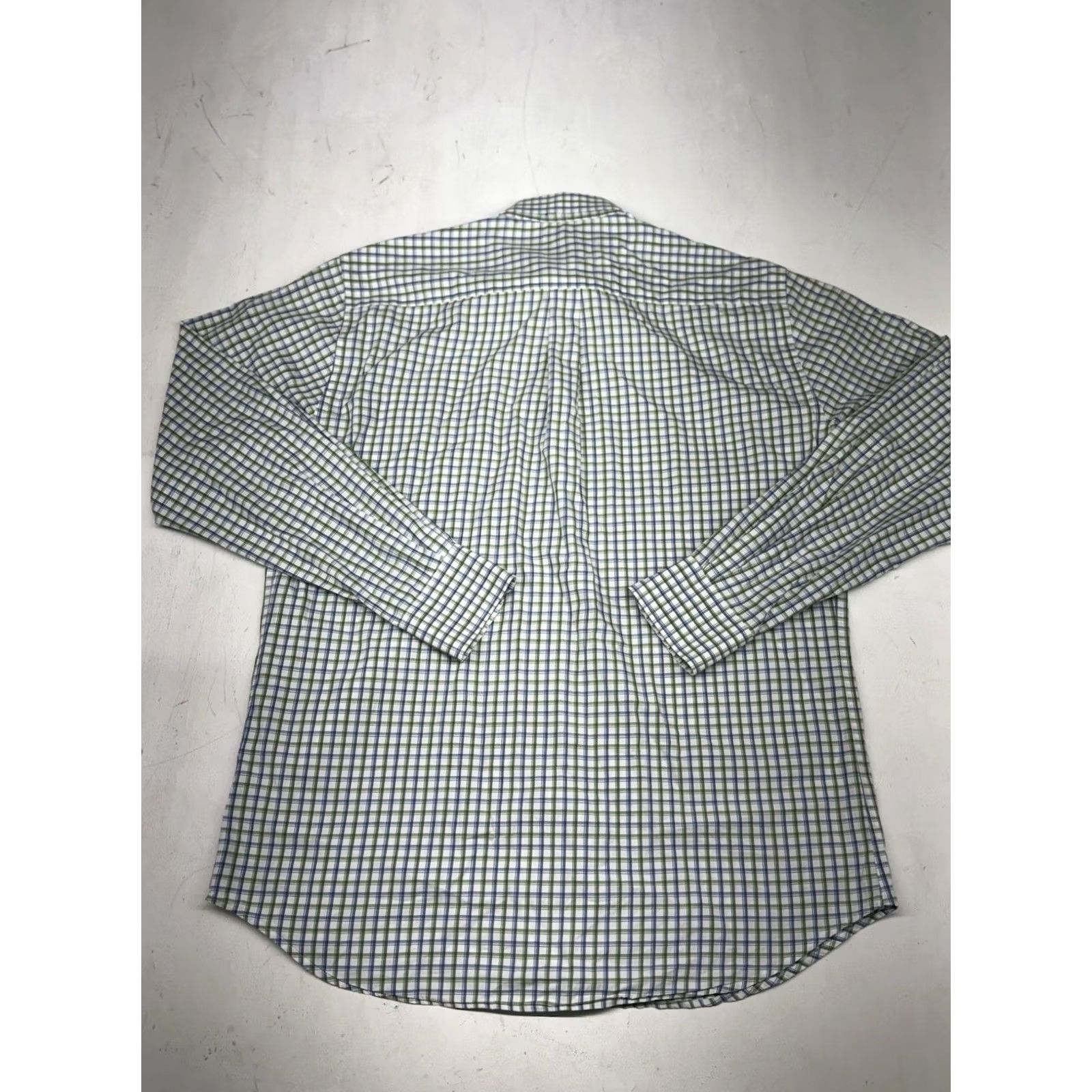 Peter Millar Peter Millar Shirt Mens Large Green Blue Plaid Check Cotton Preppy Casual Size US L / EU 52-54 / 3 - 7 Thumbnail